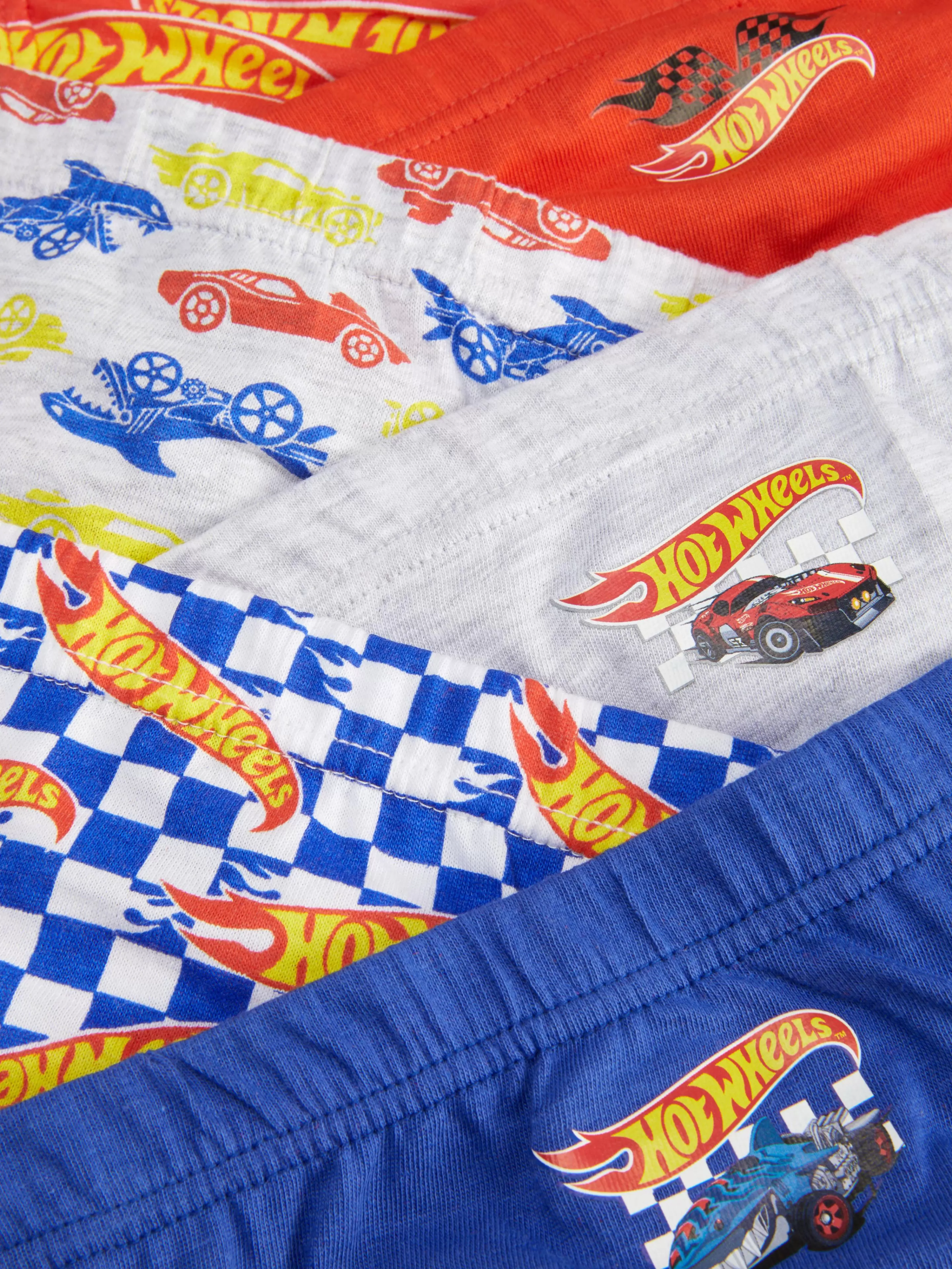 Roupa Interior*Primark Pack 6 Cuecas Hot Wheels Multicolor