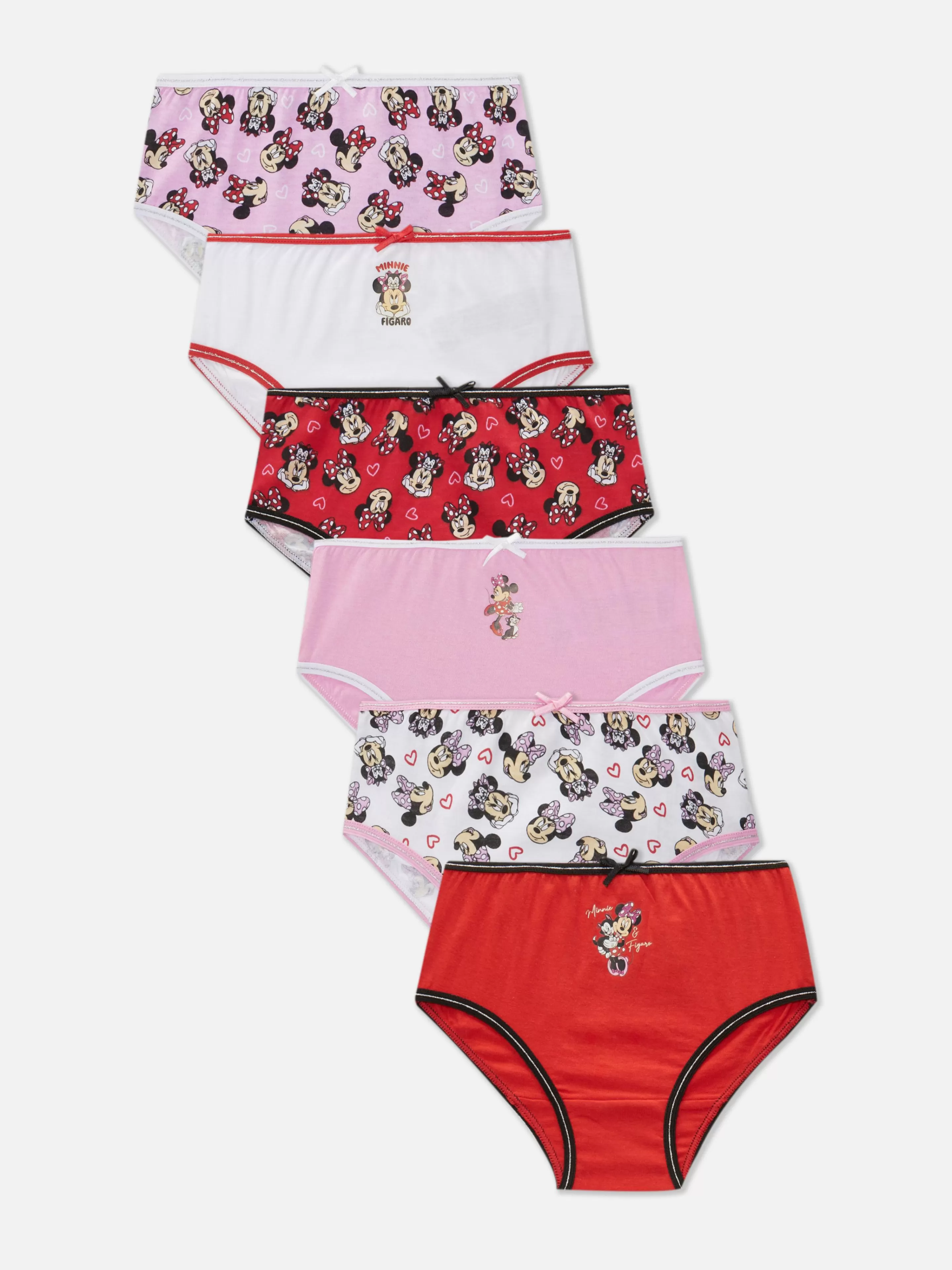 Roupa Interior*Primark Pack 6 Cuecas Minnie Disney Multicolor