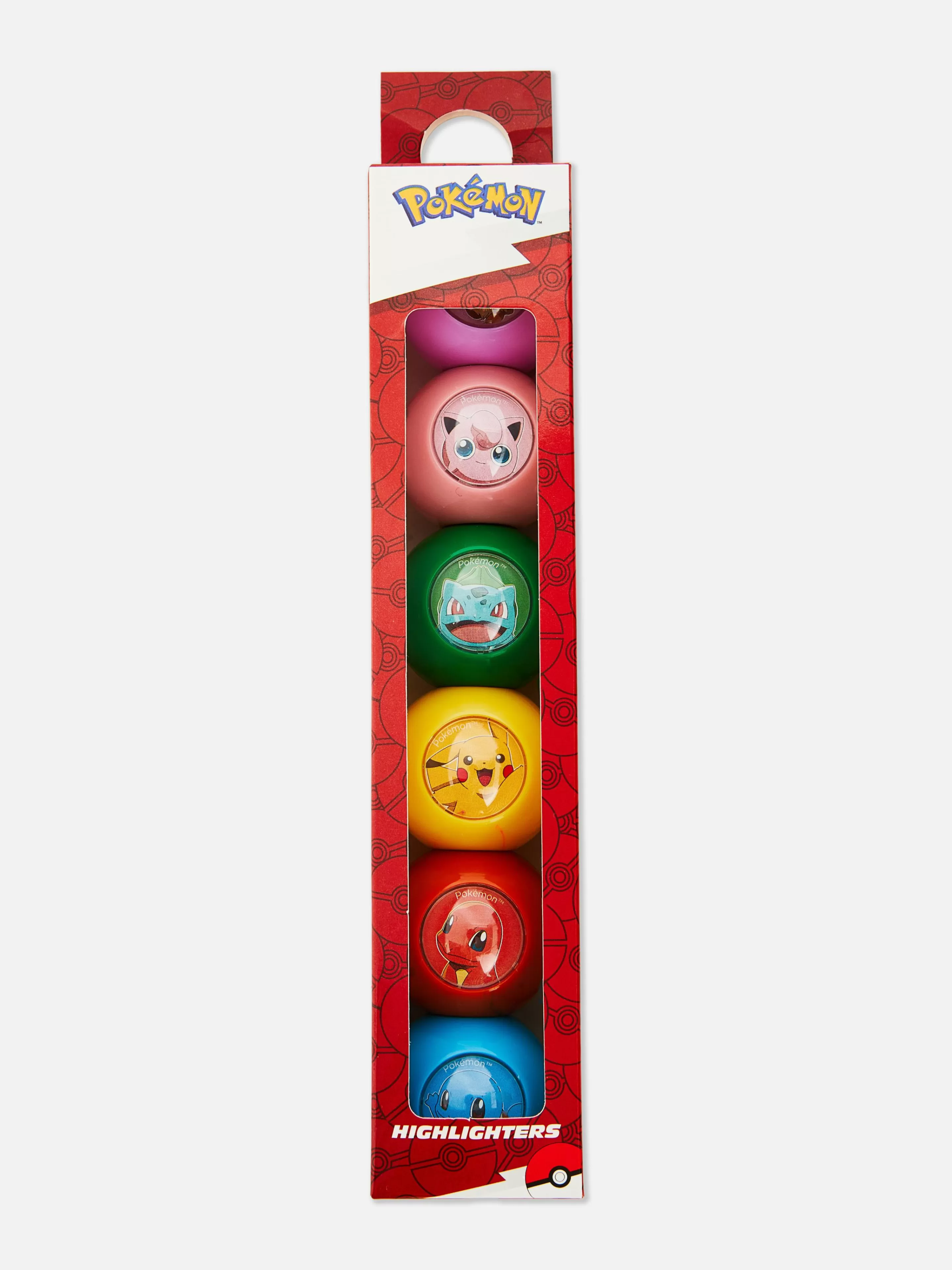 Lápis De Cor*Primark Pack 6 Marcadores Empilháveis Pokémon Amarelo