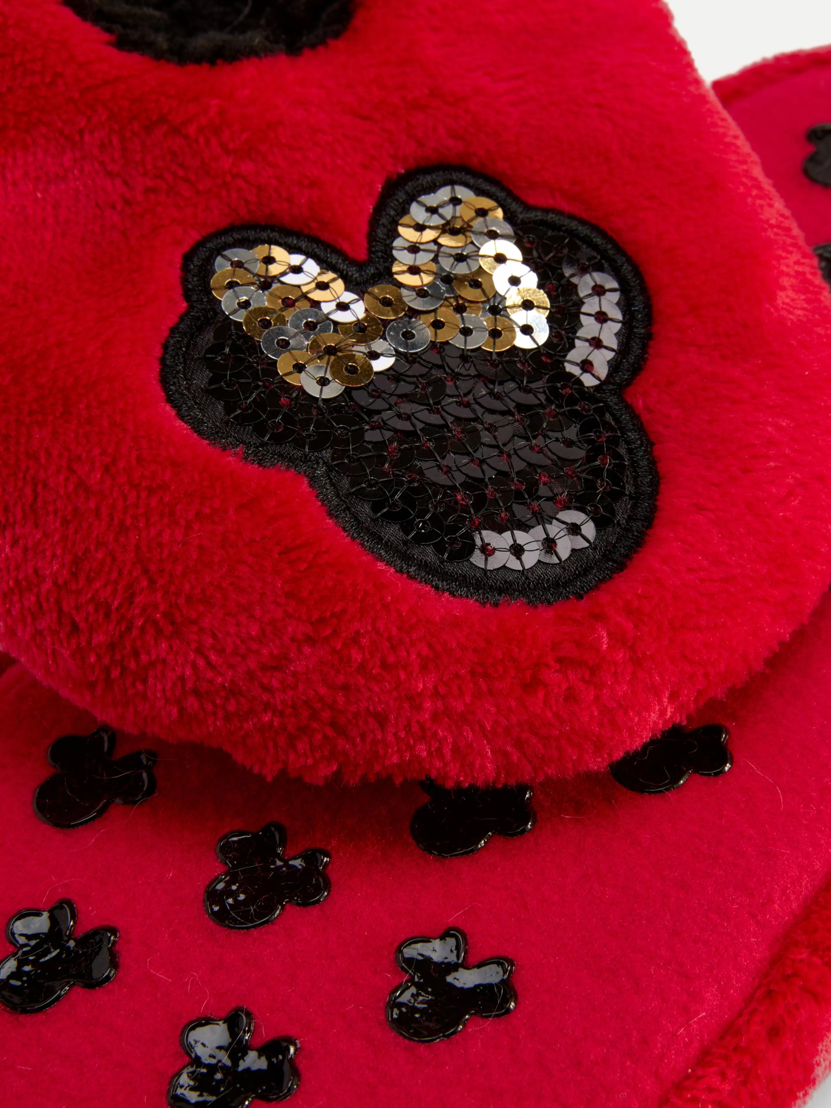 Meias E Collants*Primark Pantufas Disney Minnie Vermelho