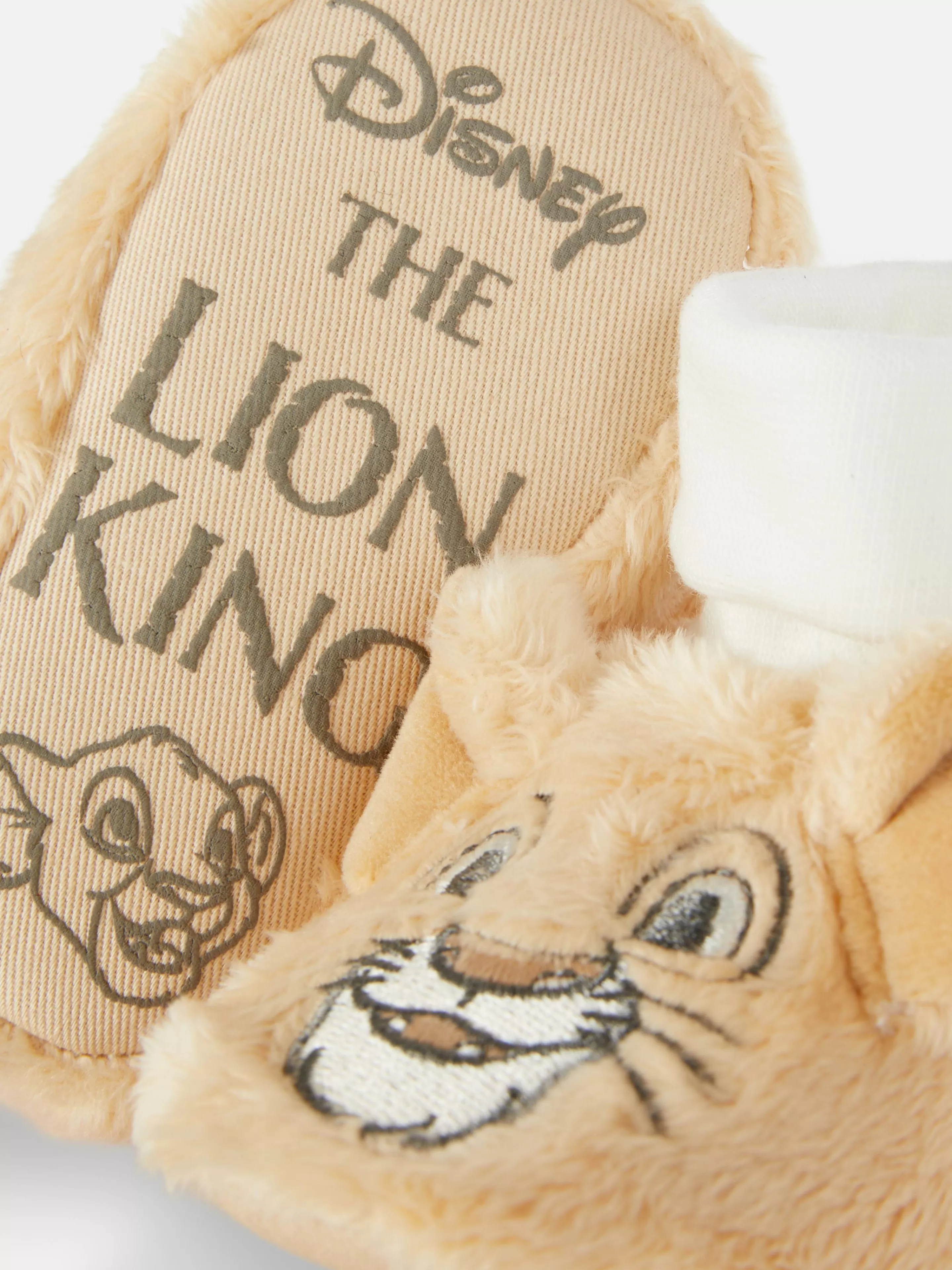 Chinelos E Pantufas | Calçado*Primark Pantufas Tipo Meia Disney O Rei Leão Simba Dourado
