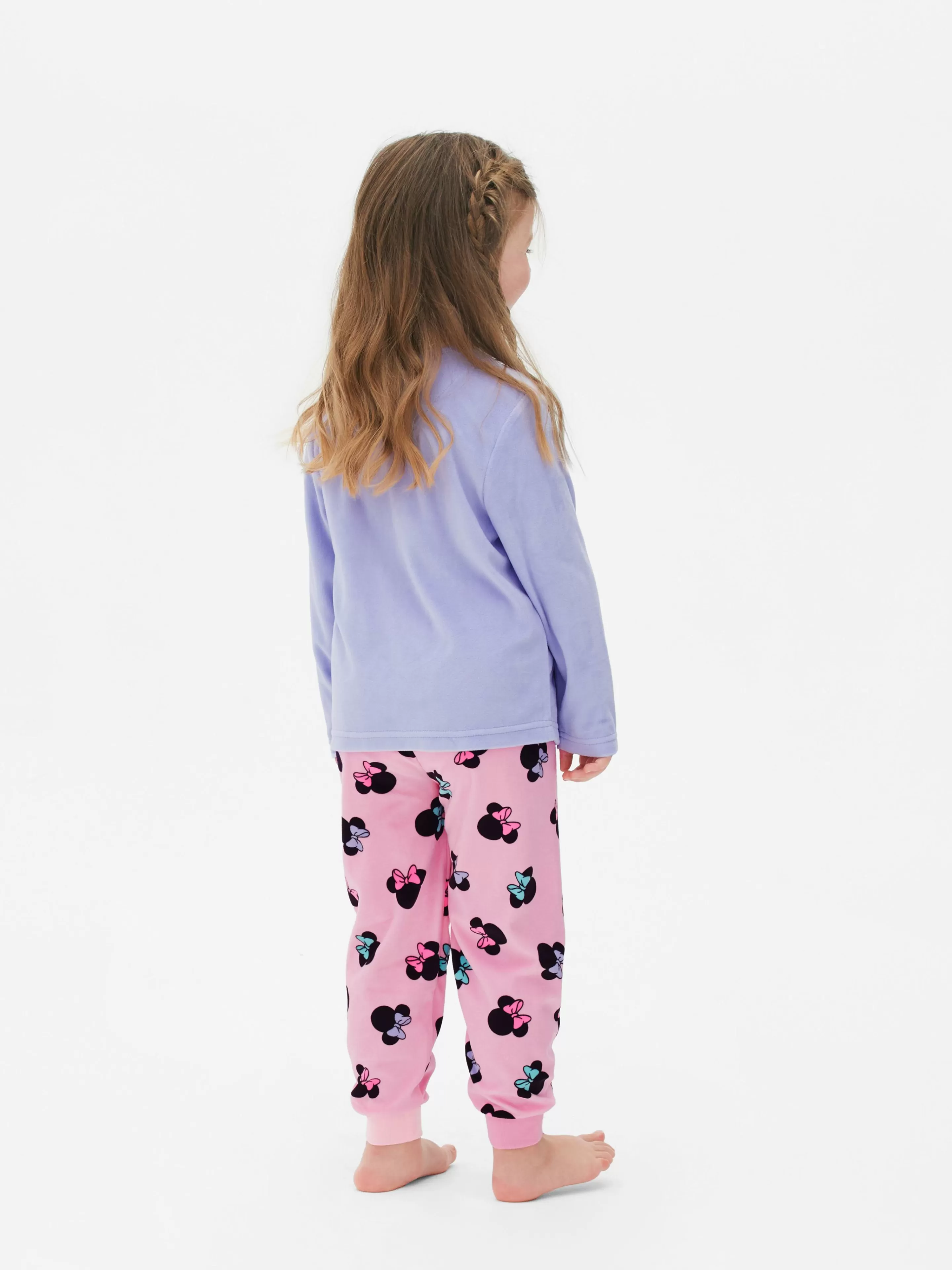 Pijamas E Roupa De Dormir*Primark Pijama Comprido Aconchegante Disney Minnie Lilás