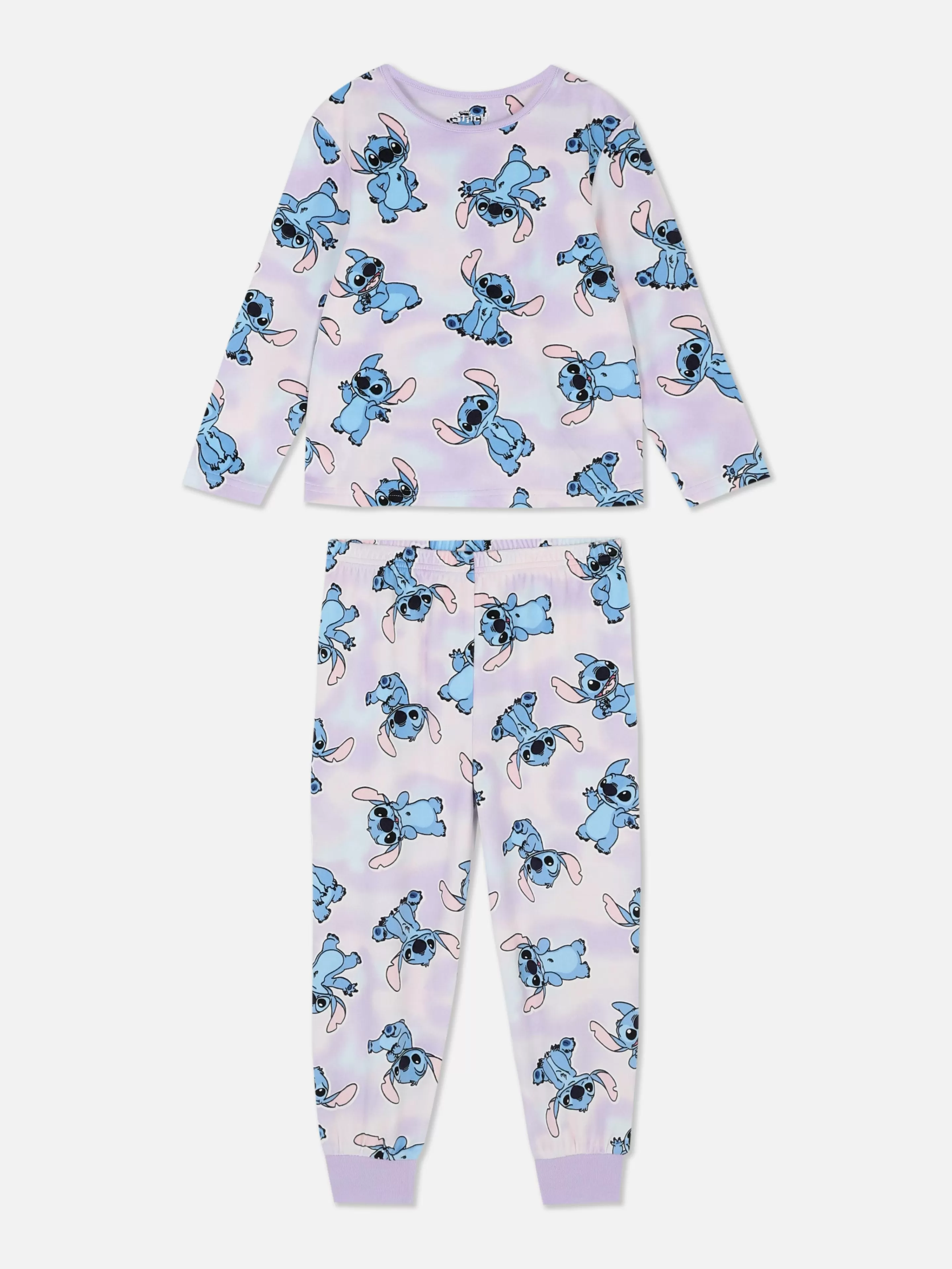 Pijamas E Roupa De Dormir*Primark Pijama Comprido Confortável Disney Stitch Multicolor