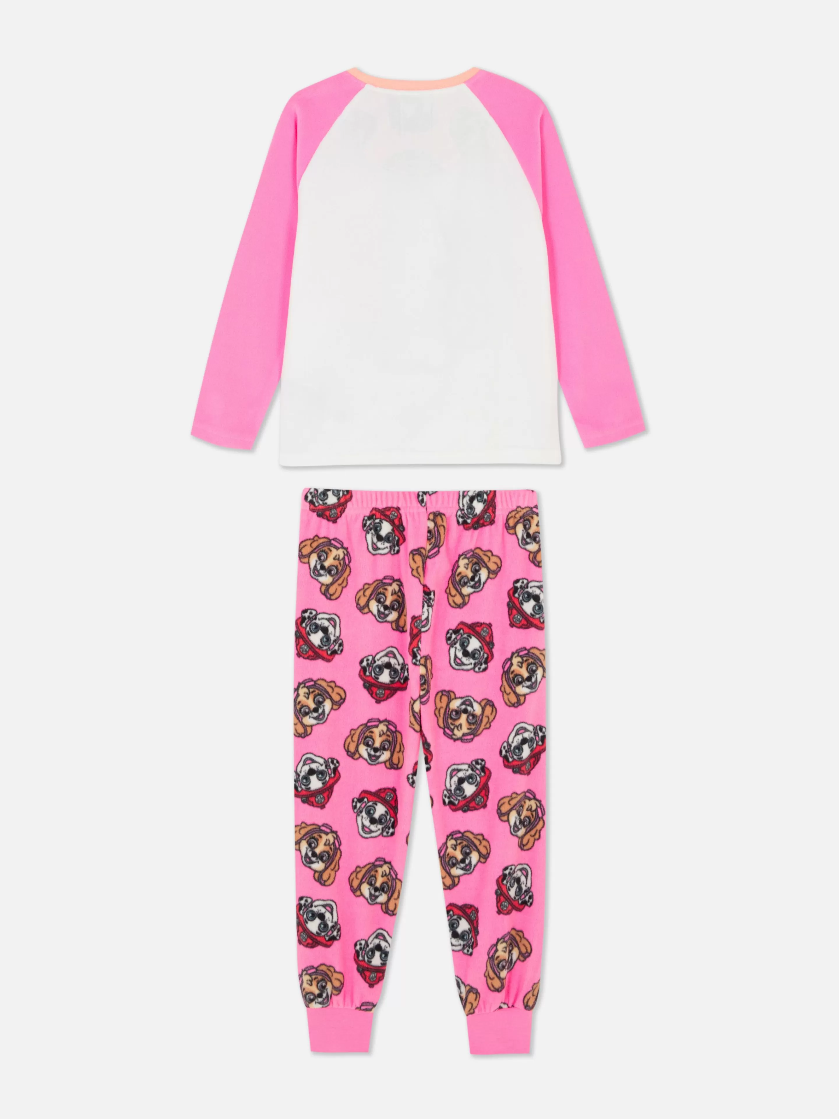 Pijamas E Roupa De Dormir*Primark Pijama Comprido Malha Polar PAW Patrol Cor-de-rosa