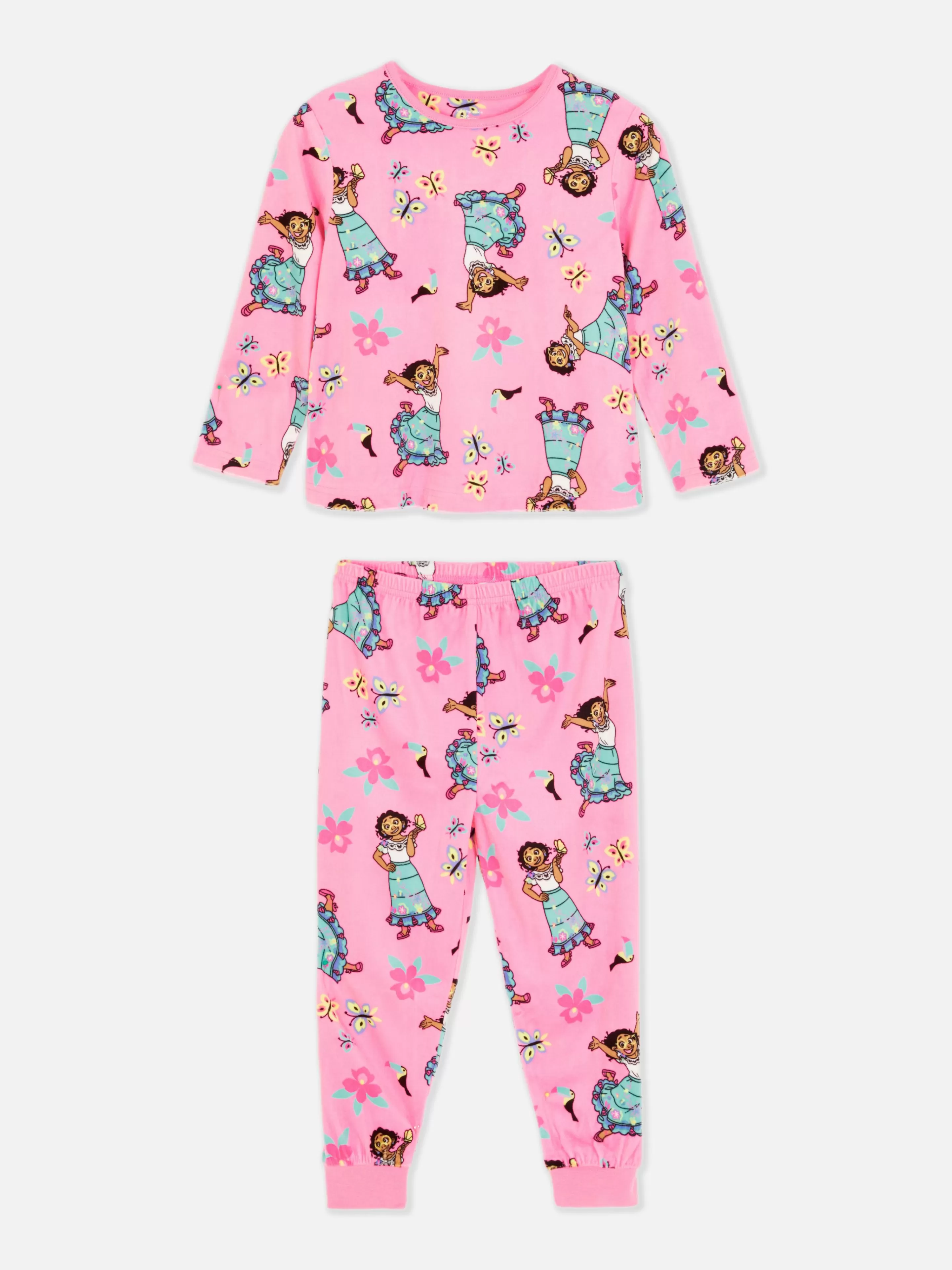 Pijamas E Roupa De Dormir*Primark Pijama Disney Encanto Mirabel Cor-de-rosa