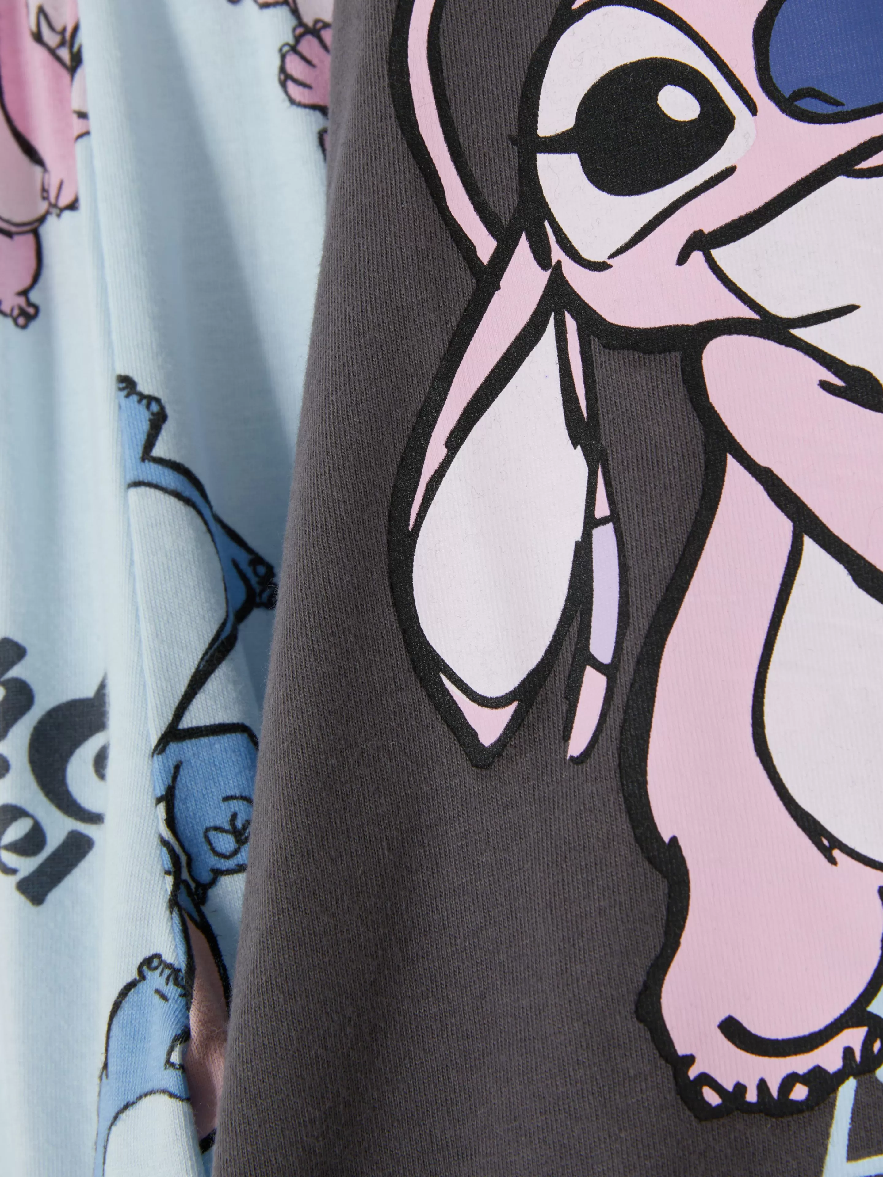 Pijamas*Primark Pijama Disney Stitch & Angel Carvão