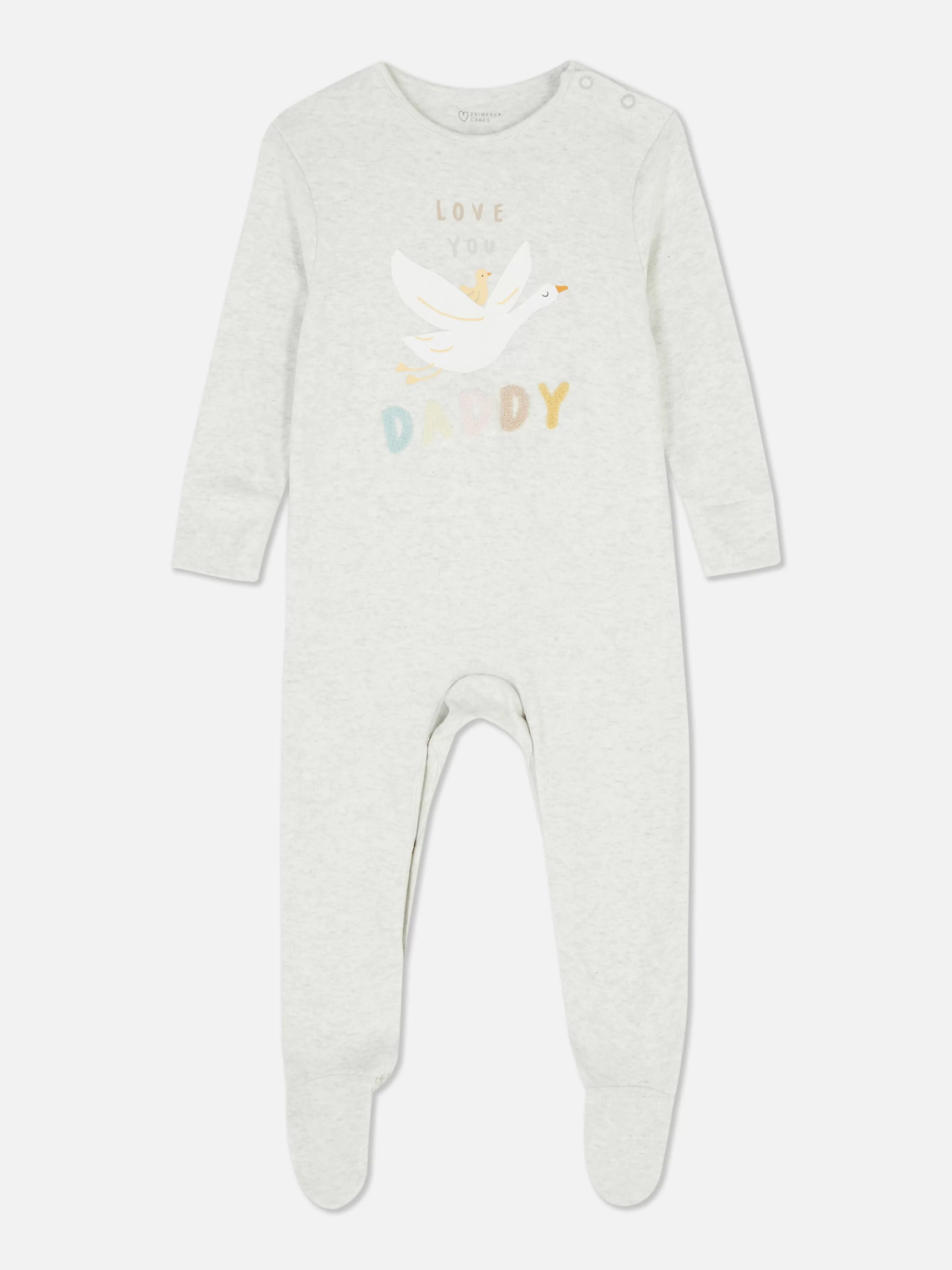 Babygrows E Pijamas*Primark Pijama Love You Daddy Branco