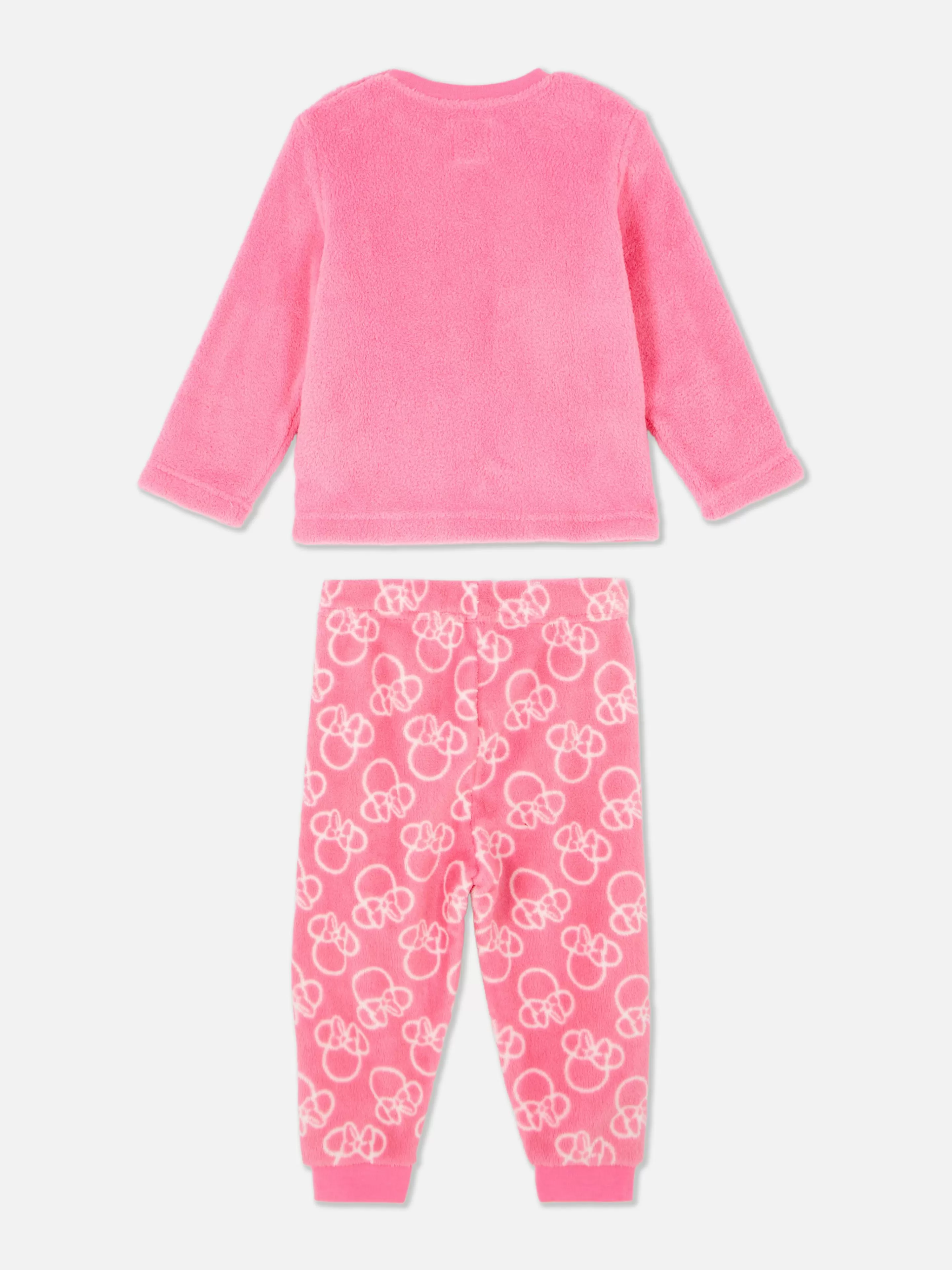 Pijamas E Roupa De Dormir*Primark Pijama Malha Polar Disney Minnie Cor-de-rosa