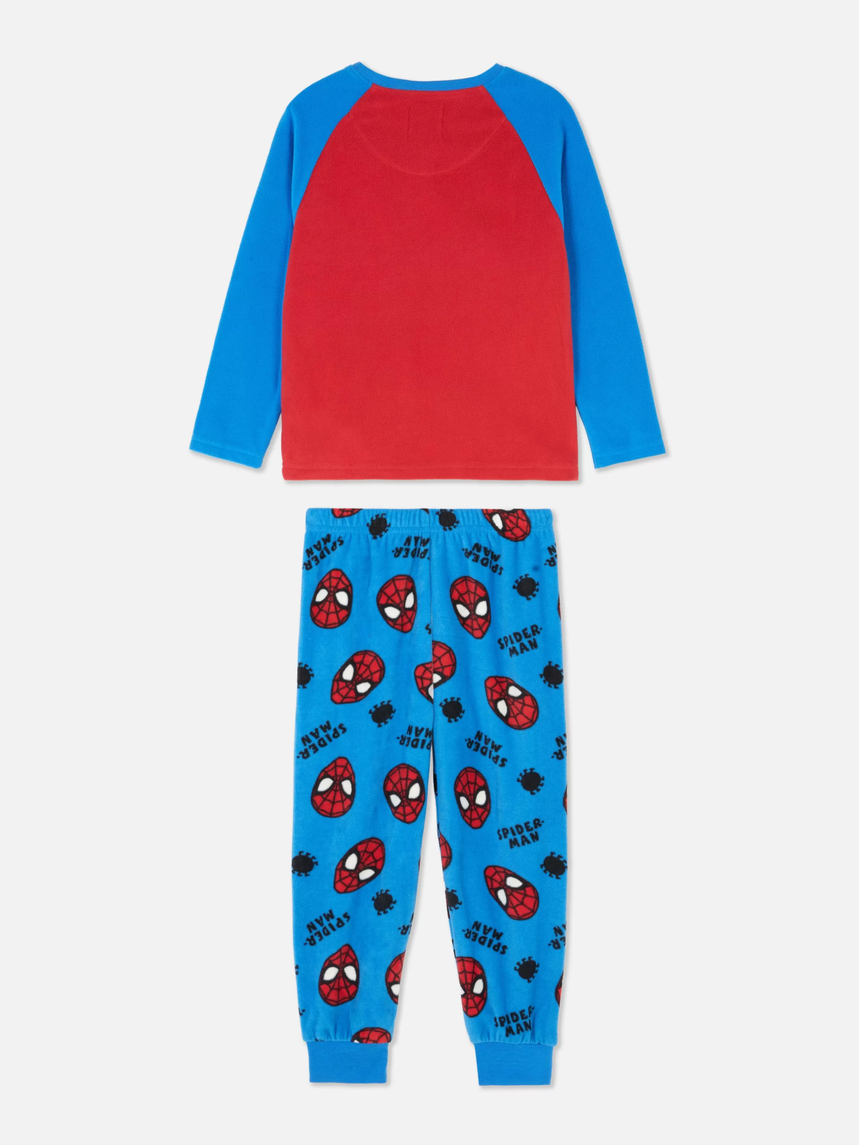 Pijamas E Roupa De Dormir*Primark Pijama Malha Polar Marvel Homem-Aranha Vermelho