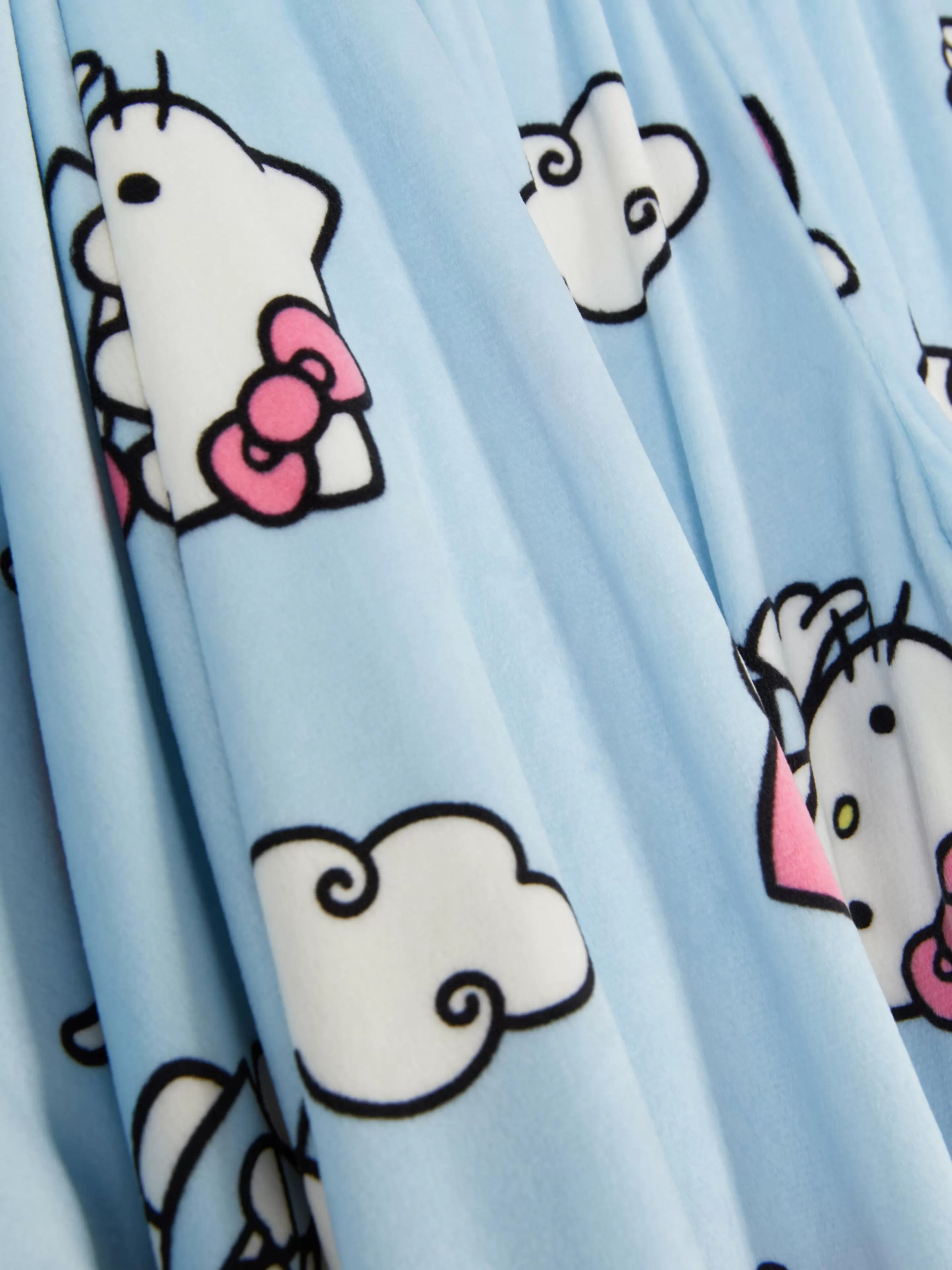 Pijamas*Primark Pijama Manga Comprida Hello Kitty Azul-claro