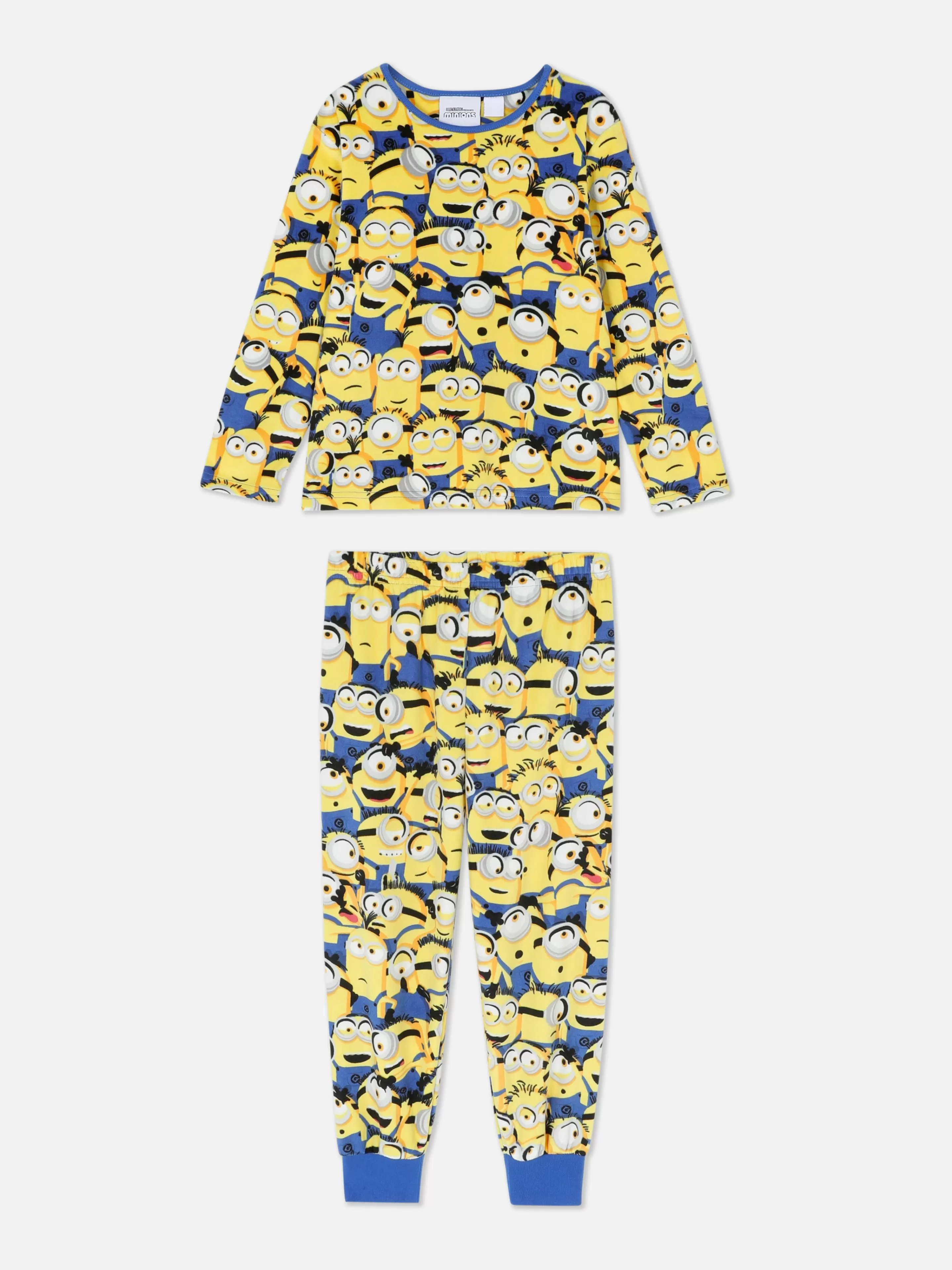 Pijamas E Roupa De Dormir*Primark Pijama Manga Comprida Mínimos Amarelo