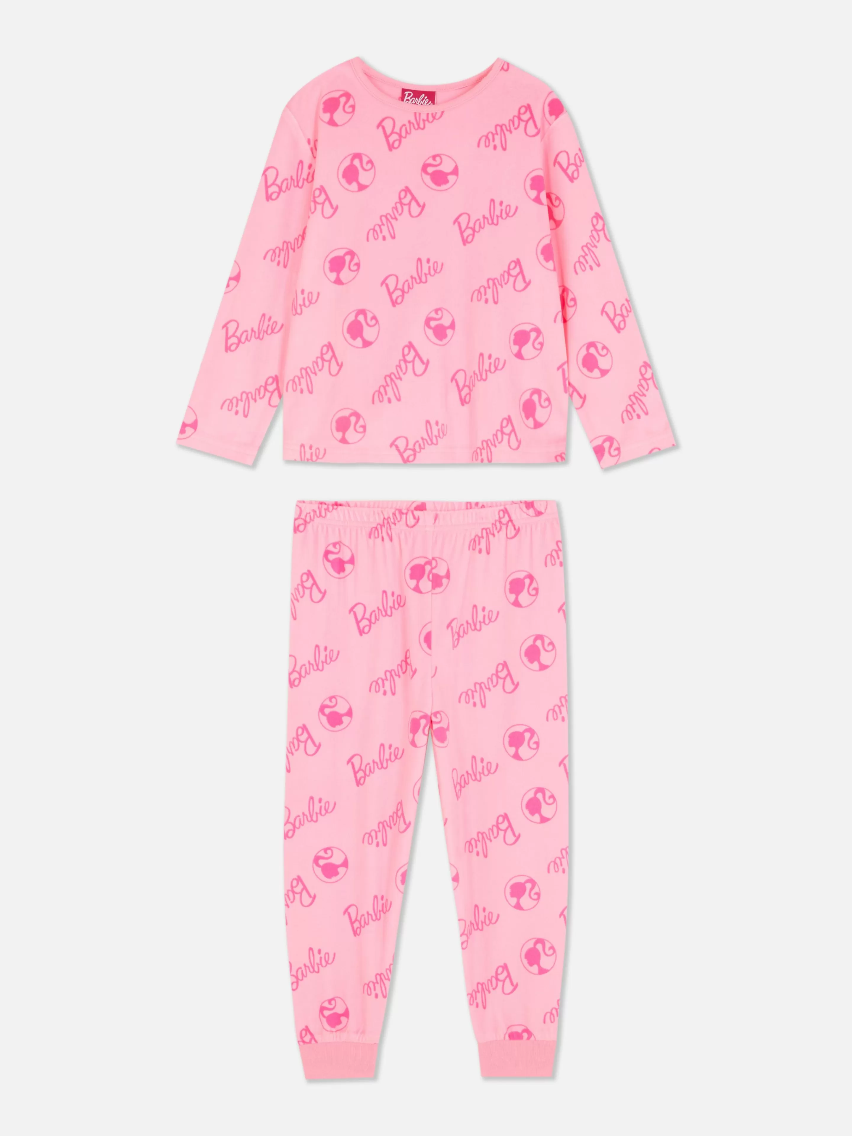 Pijamas E Roupa De Dormir*Primark Pijama Pelúcia Barbie Cor-de-rosa