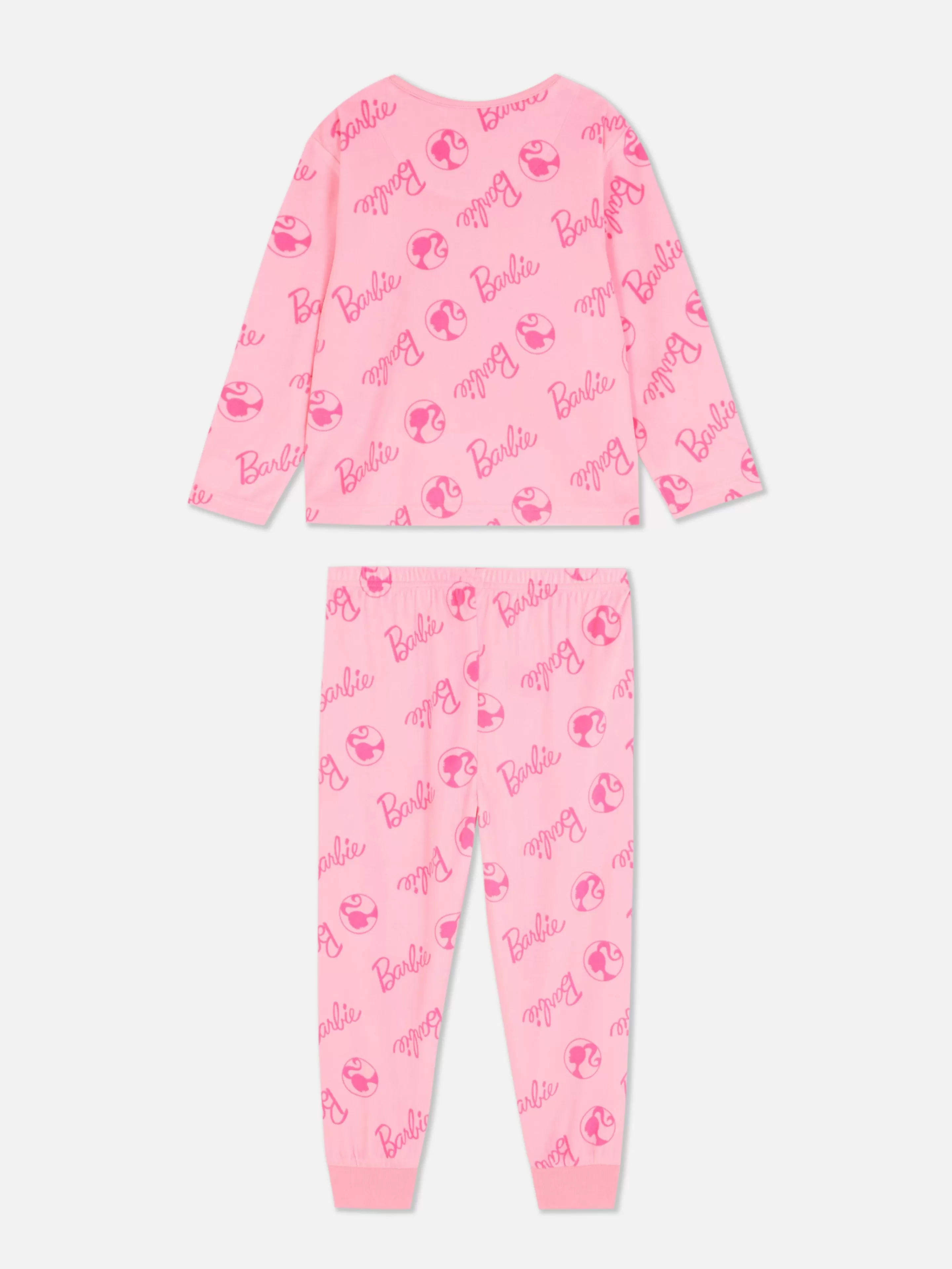 Pijamas E Roupa De Dormir*Primark Pijama Pelúcia Barbie Cor-de-rosa