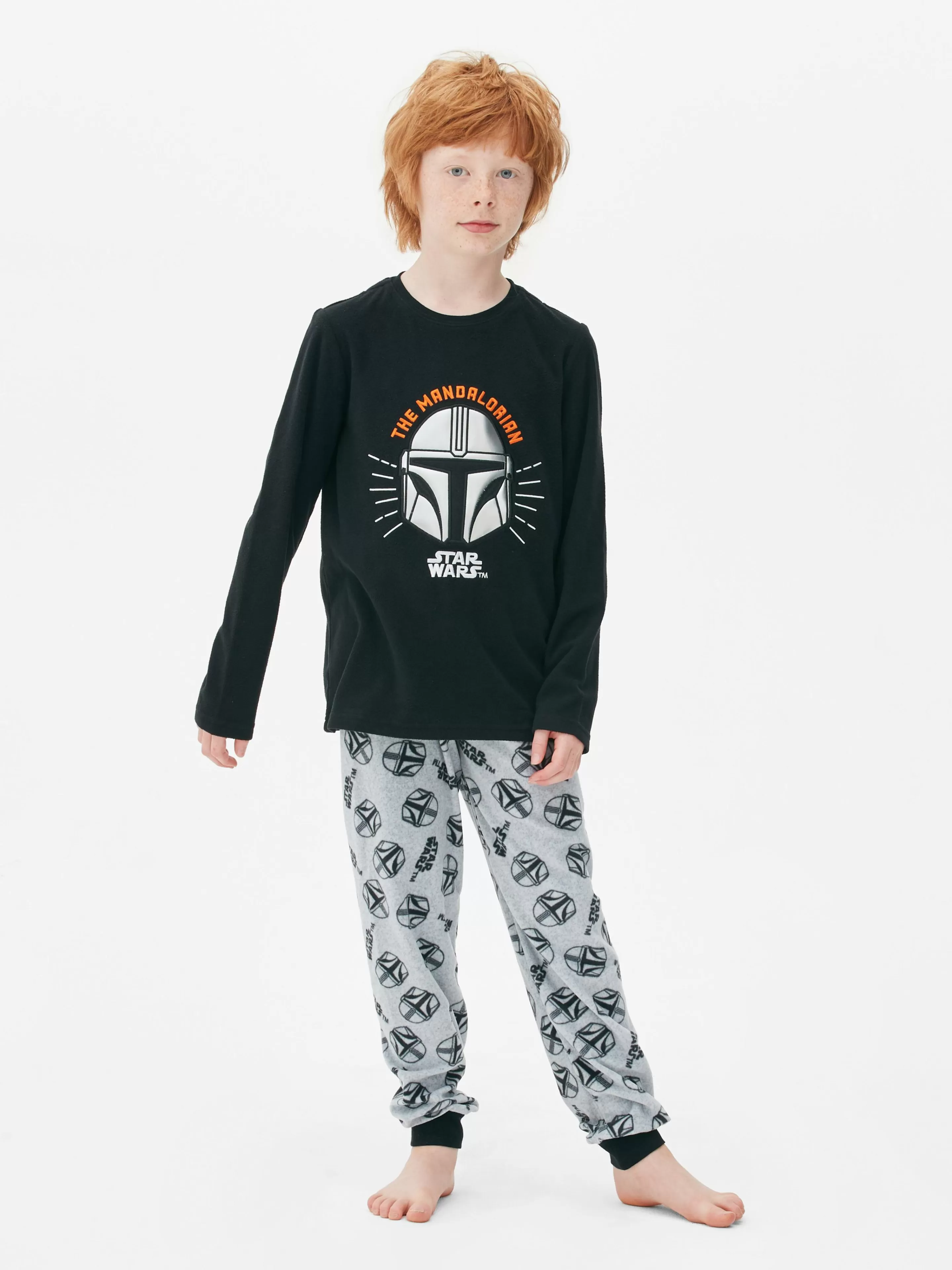 Pijamas E Roupa De Dormir*Primark Pijama Star Wars The Mandalorian Preto