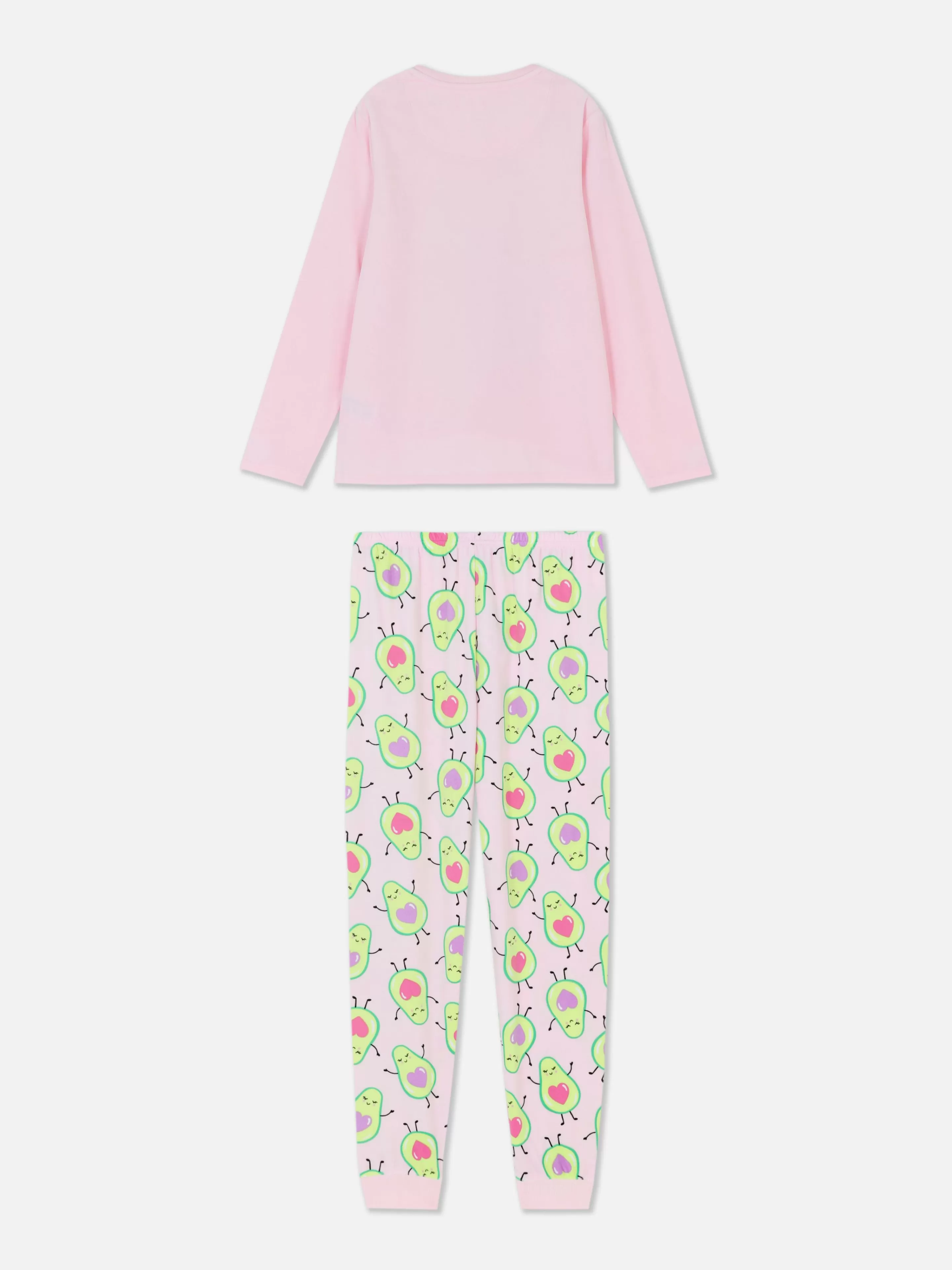 Pijamas E Roupa De Dormir*Primark Pijama Veludo Abacate Cor-de-rosa