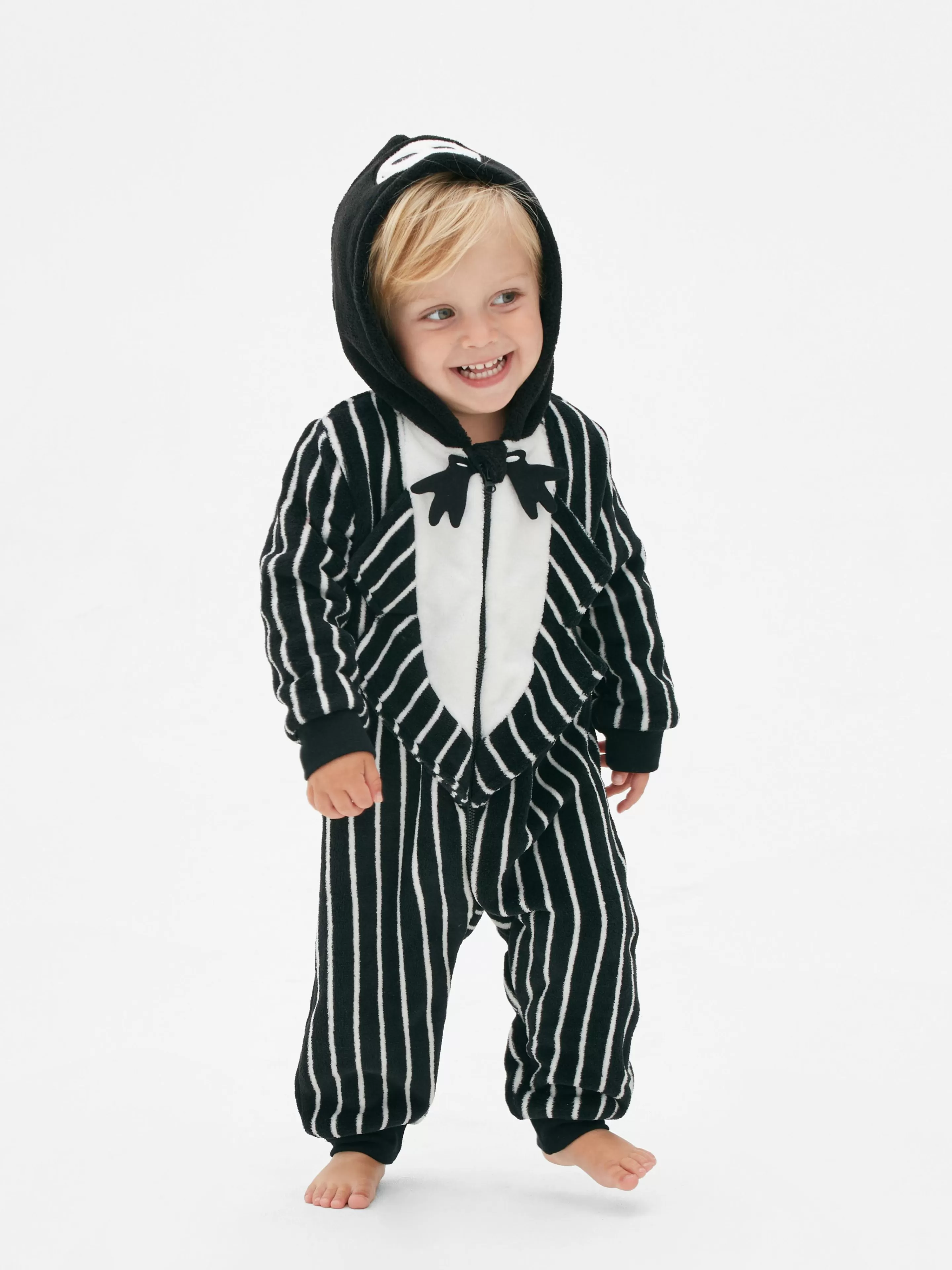Pijamas-Macacão | Pijamas-Macacão*Primark Pijama-macacão Disney Tim Burton O Estranho Mundo De Jack Bebé Preto/Branco