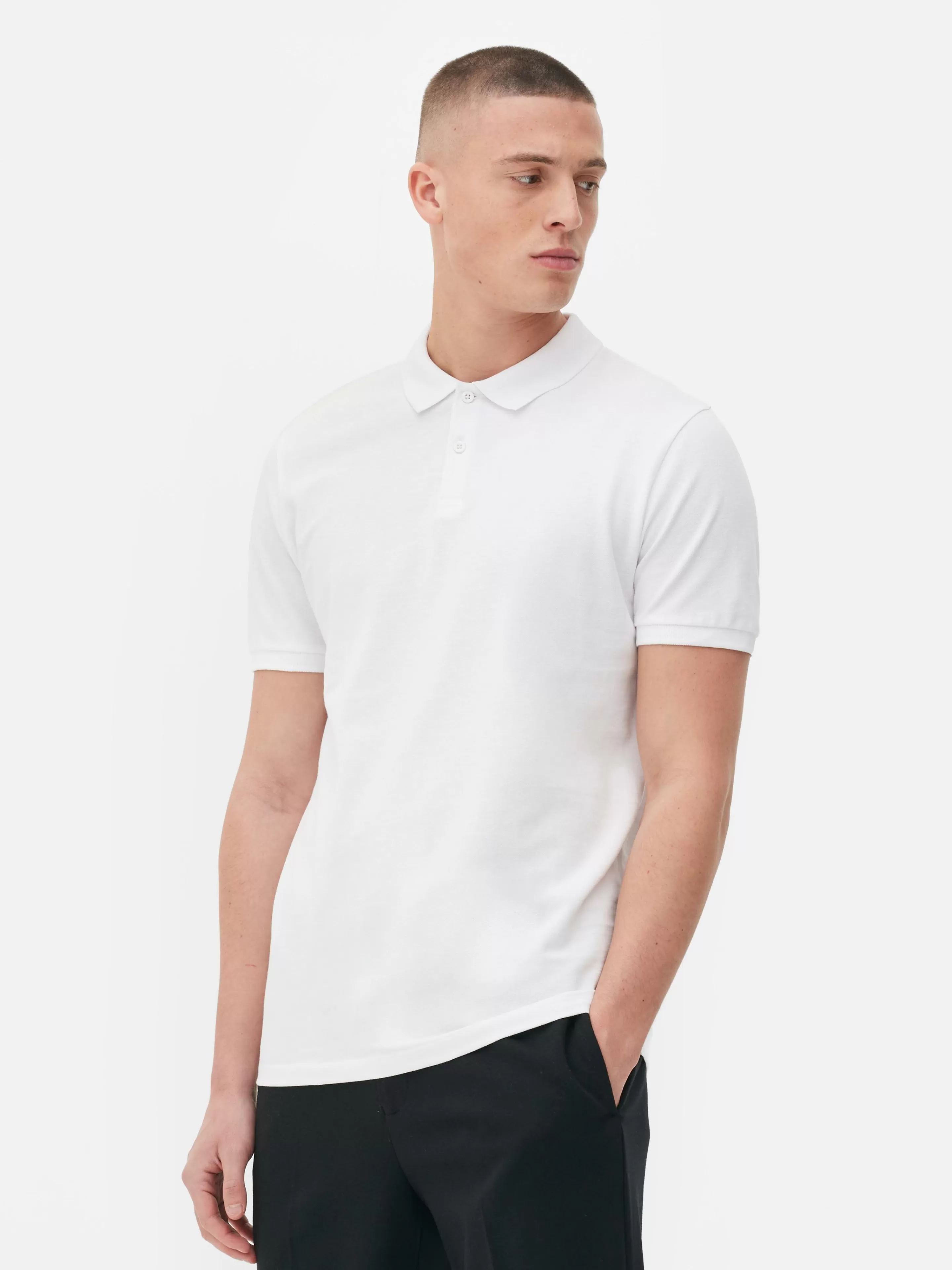 Tops E T-Shirts*Primark Polo Piqué Branco