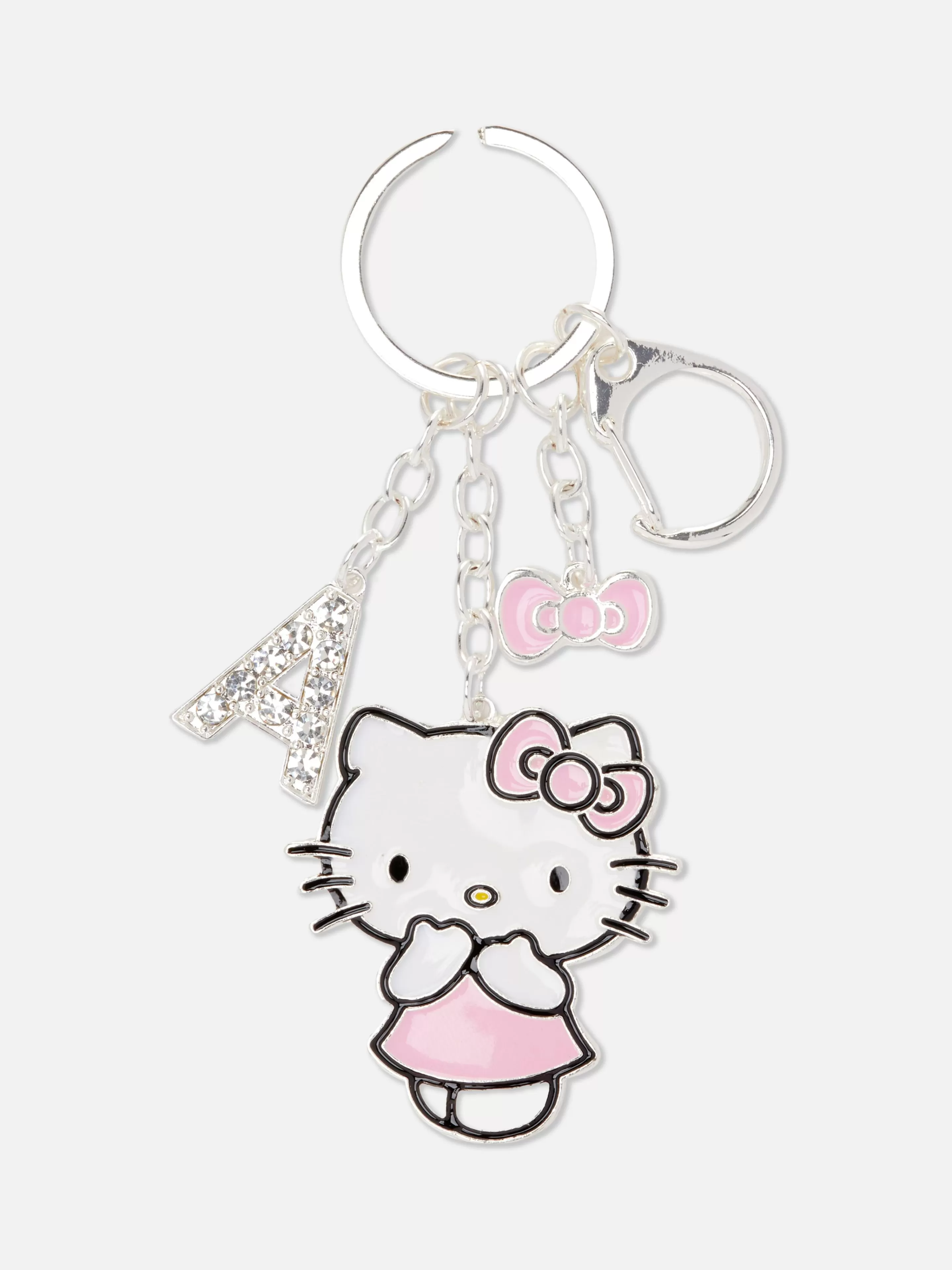 Bijutaria*Primark Porta-chaves Hello Kitty Brilhantes Branco