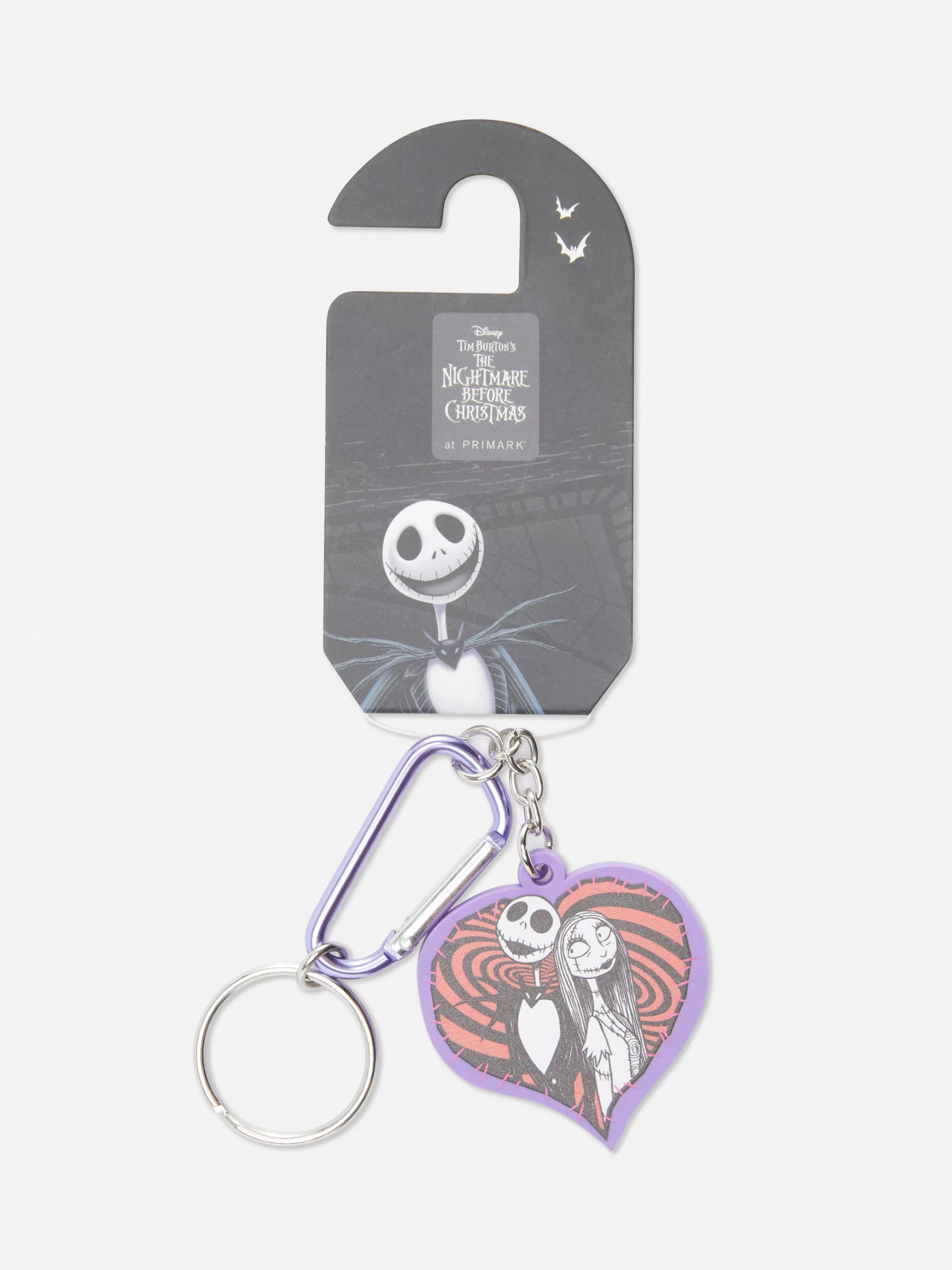 Acessórios De Viagem*Primark Porta-chaves Pendente Disney Tim Burton O Estranho Mundo De Jack Branco