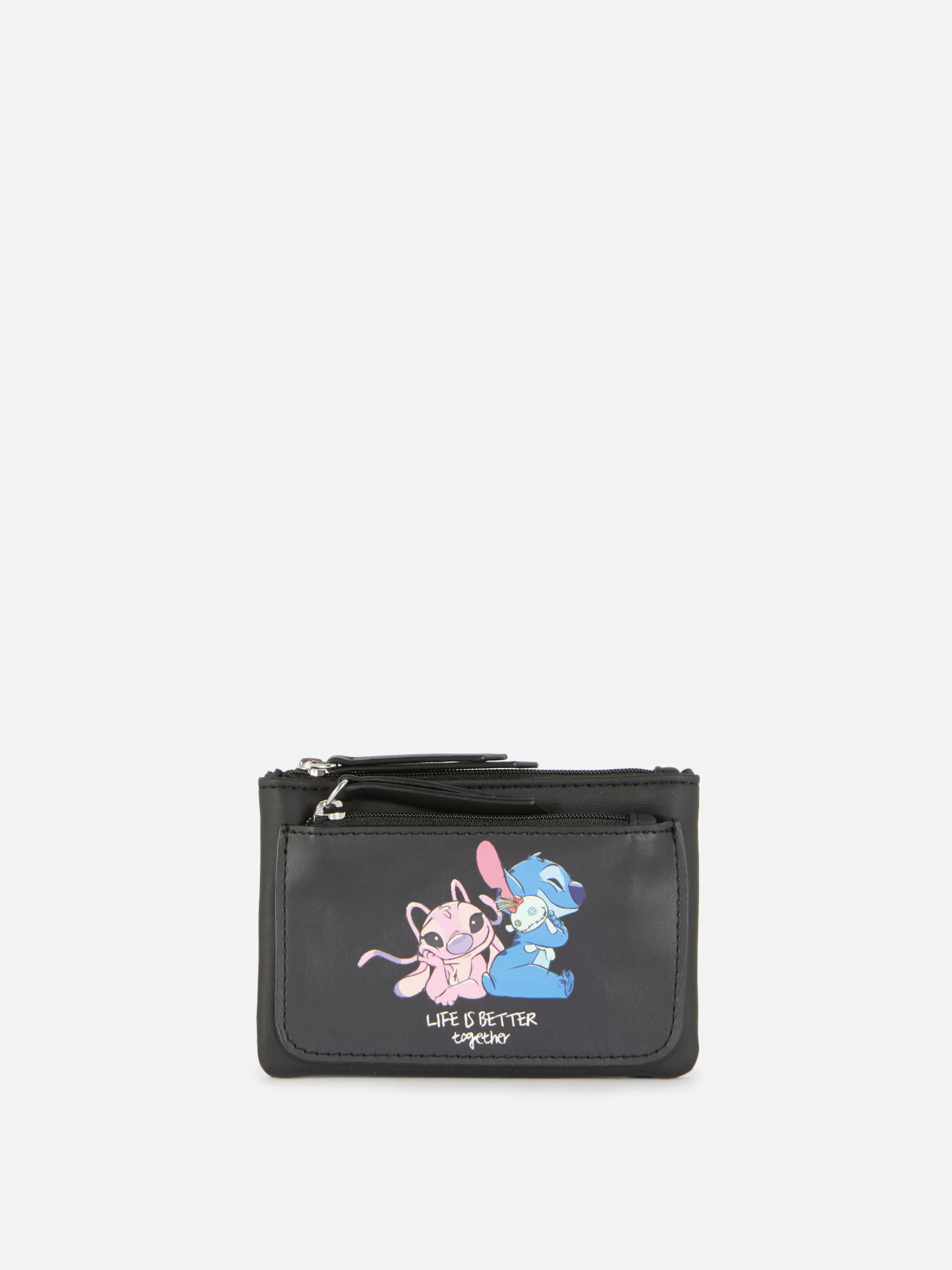 Malas E Carteiras*Primark Porta-moedas Disney Lilo & Stitch Preto