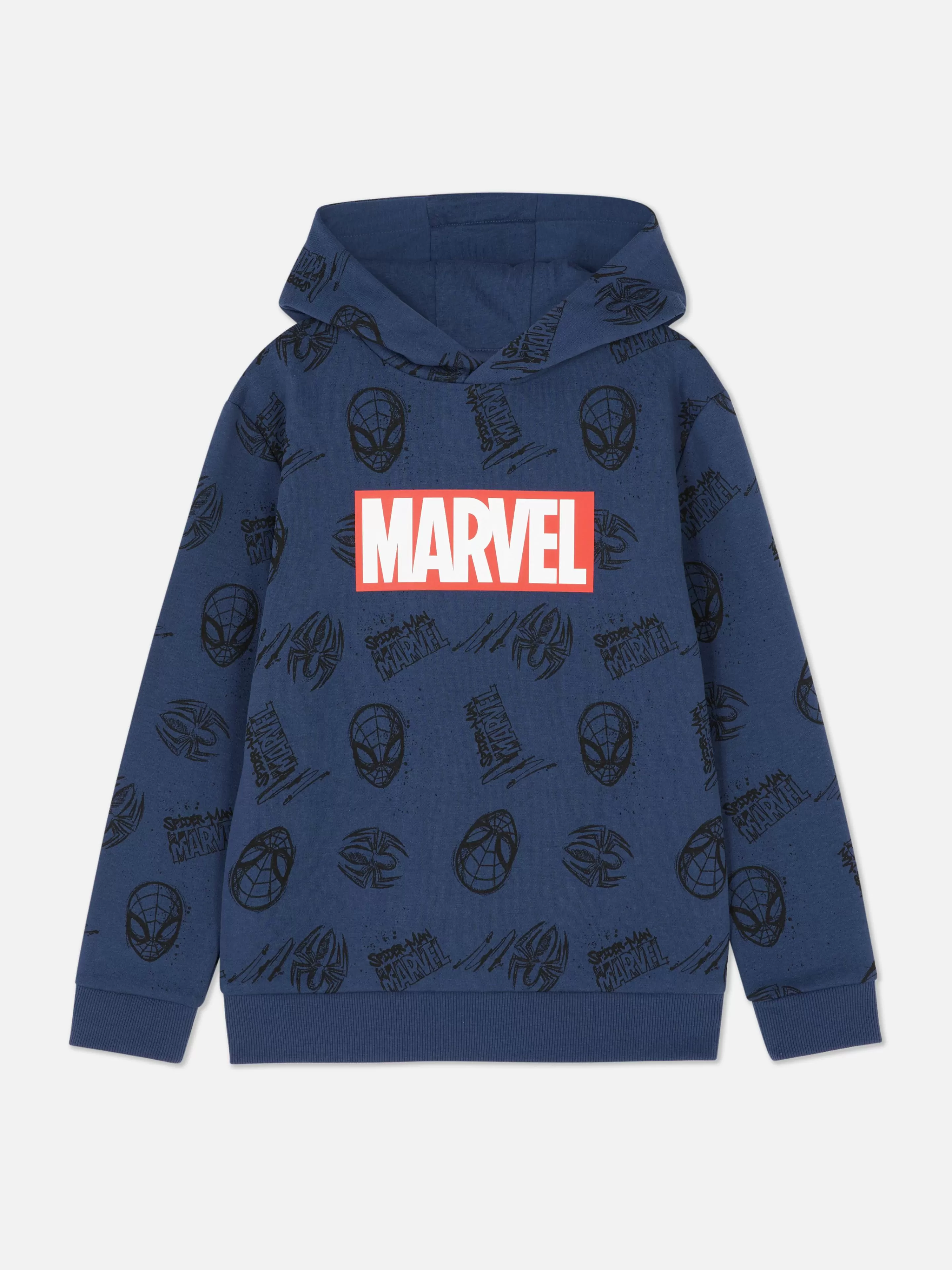 Camisolas Com E Sem Capuz*Primark Pulôver Capuz MARVEL Homem-Aranha Azul