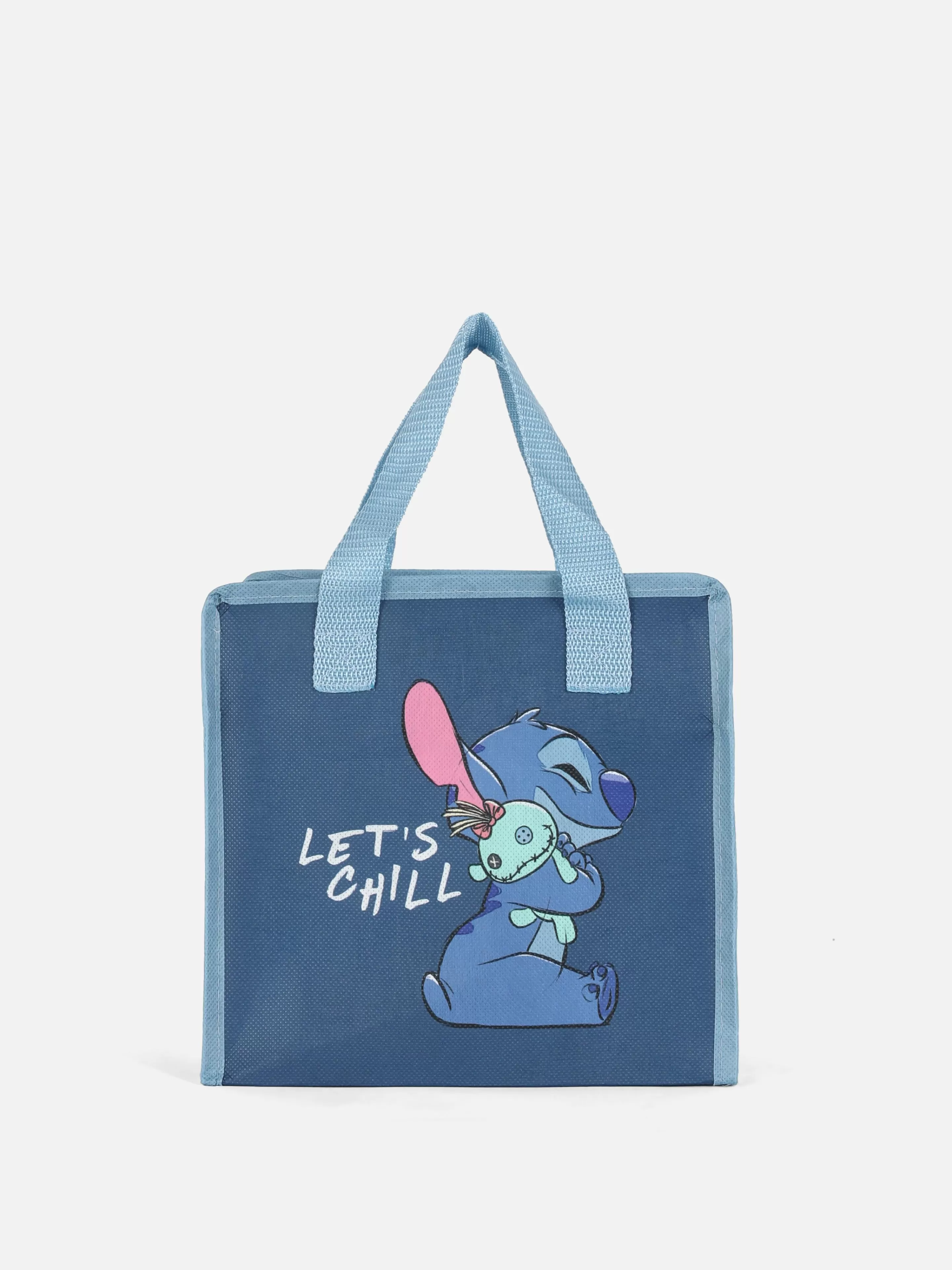 Malas E Carteiras*Primark Saco Reutilizável Disney Stitch Azul-marinho