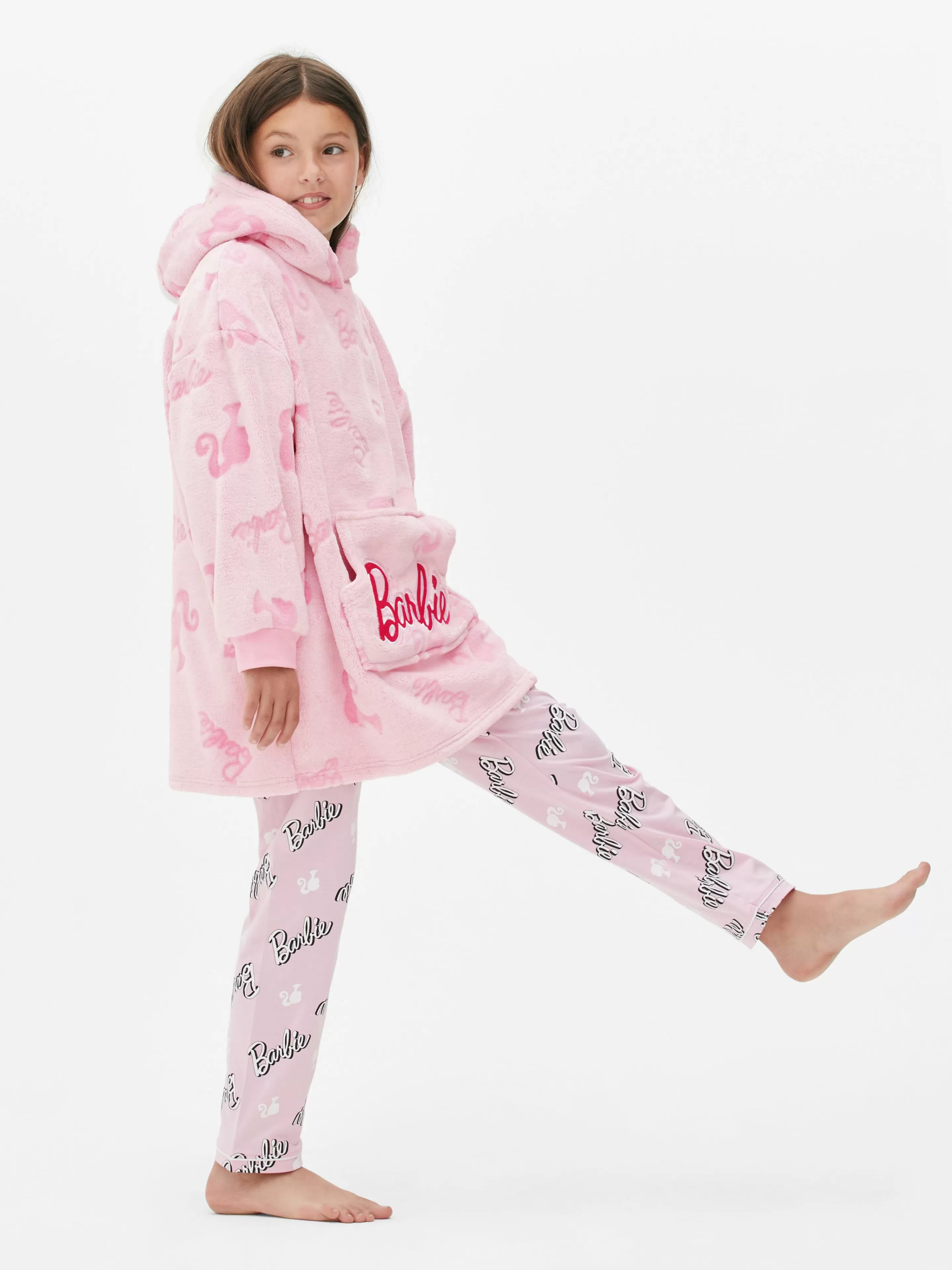 Snuddies E Pijamas-Macacão*Primark Snuddie Barbie Criança Cor-de-rosa