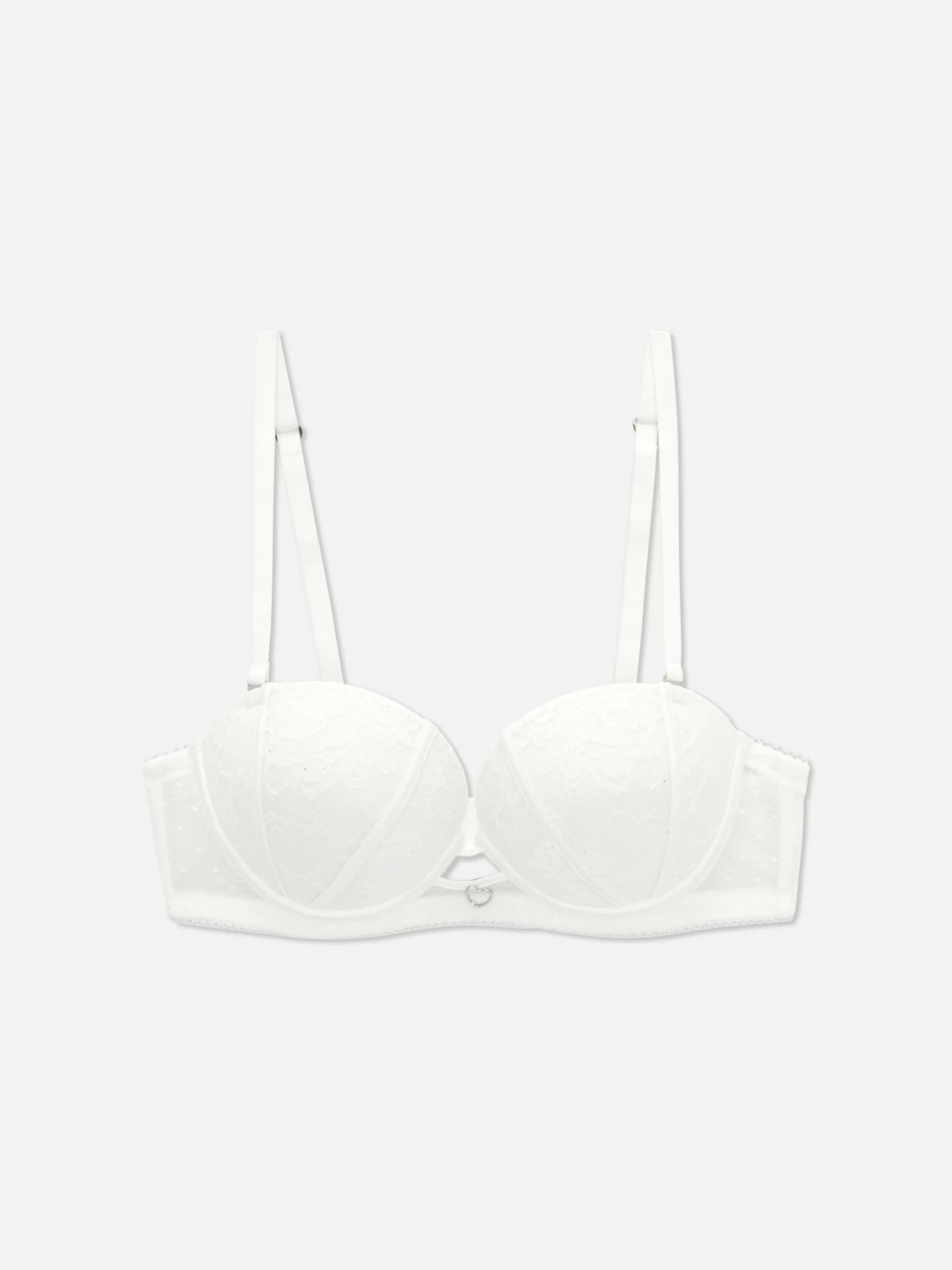 Sutiãs*Primark Sutiã Balconette Multiposições Push-up Noiva Marfim