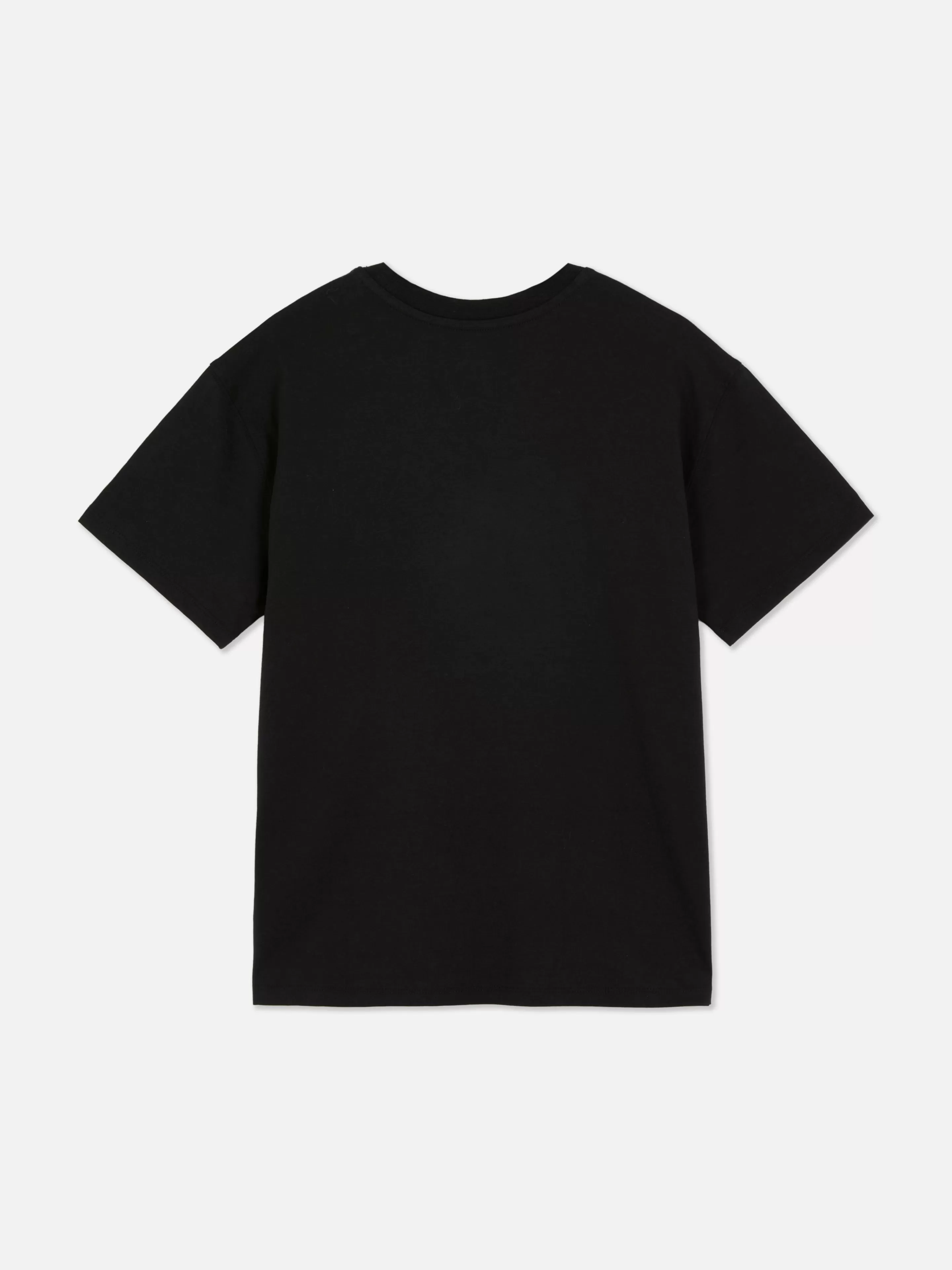 Tops E T-Shirts*Primark T-shirt Corte Grande Los Angeles Preto