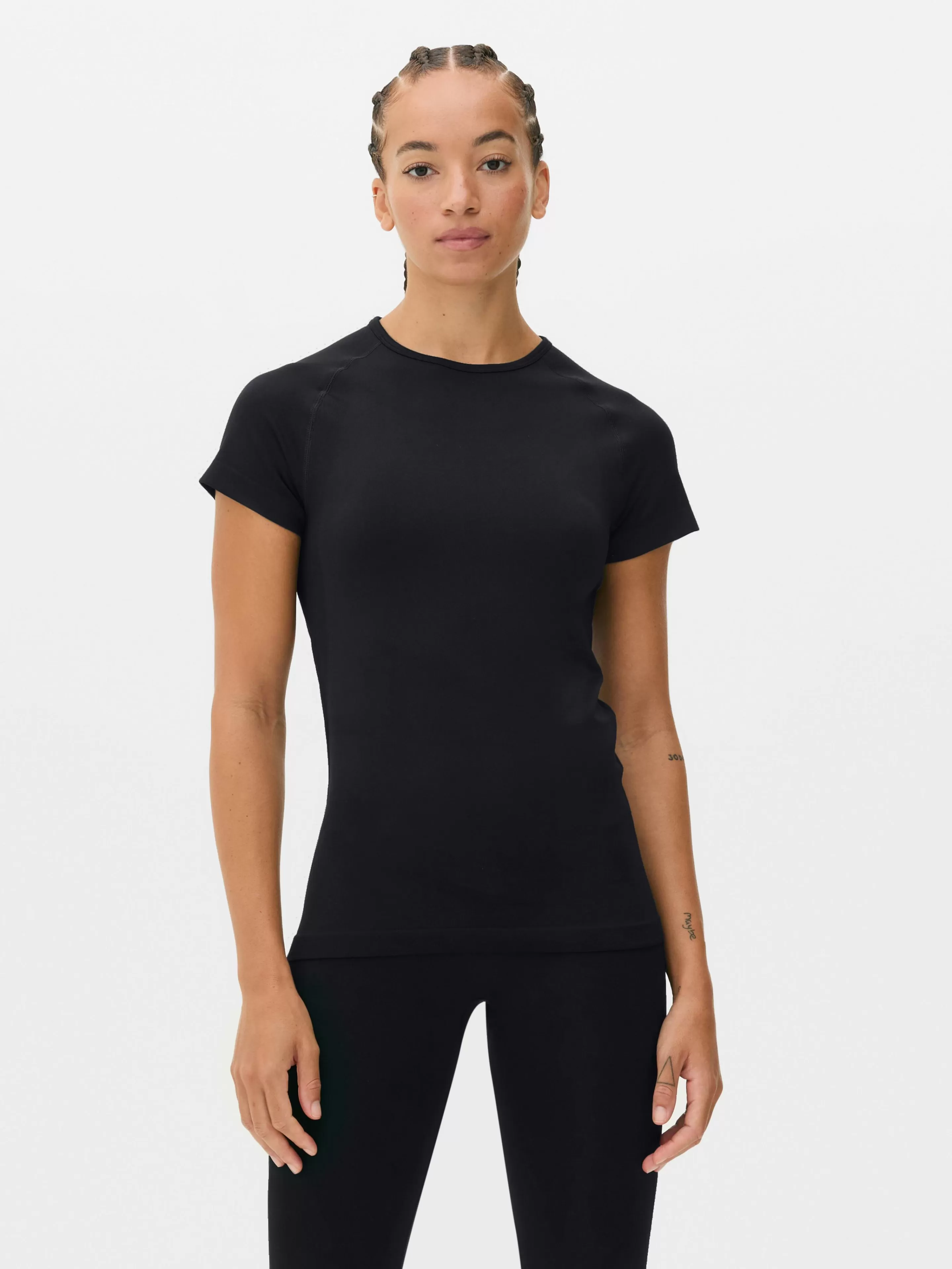 Roupas De Ginásio E De Desporto*Primark T-shirt Desporto Ativa Preto