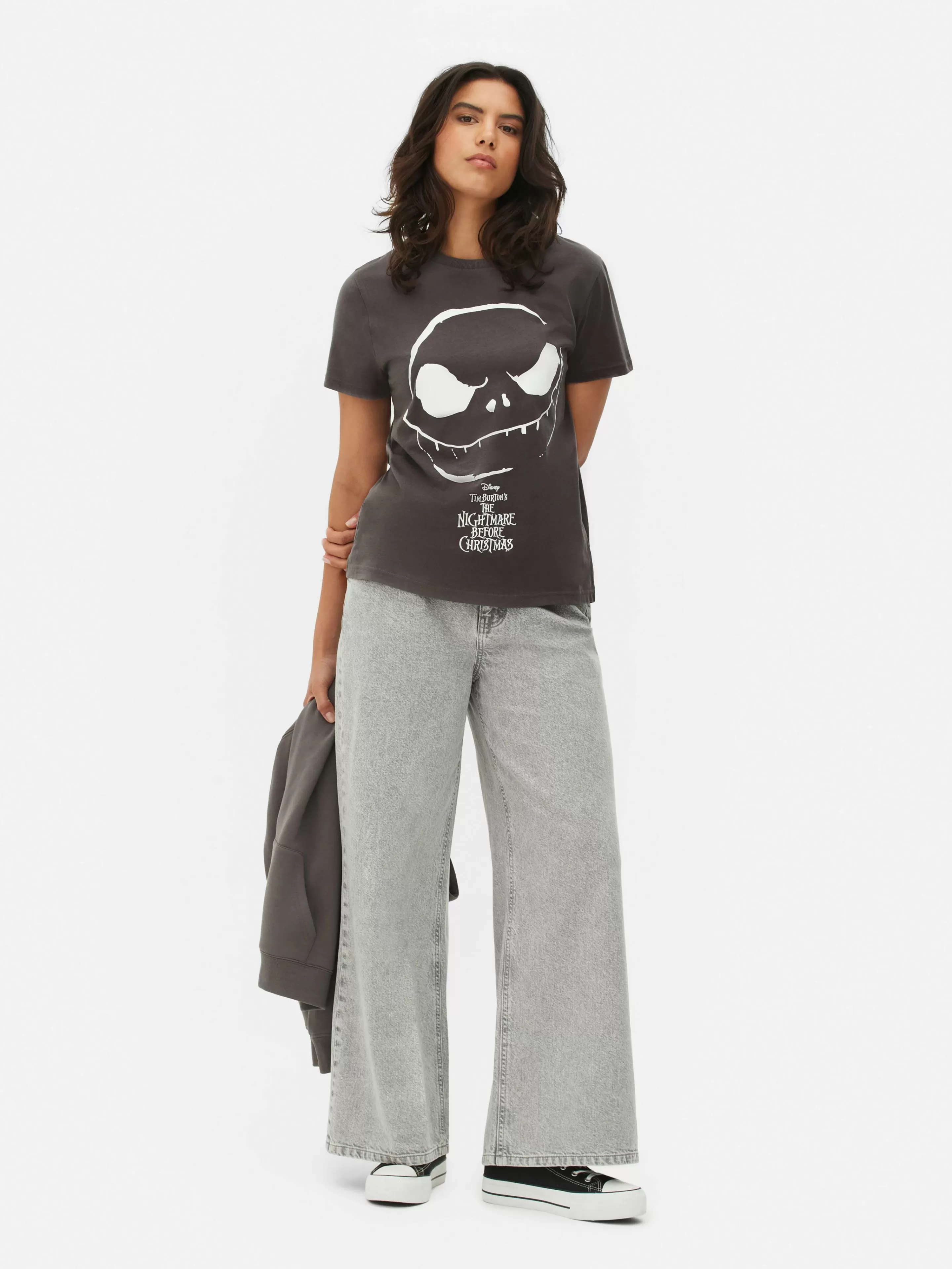 Tops E T-Shirts*Primark T-shirt Disney Tim Burton O Estranho Mundo De Jack Carvão