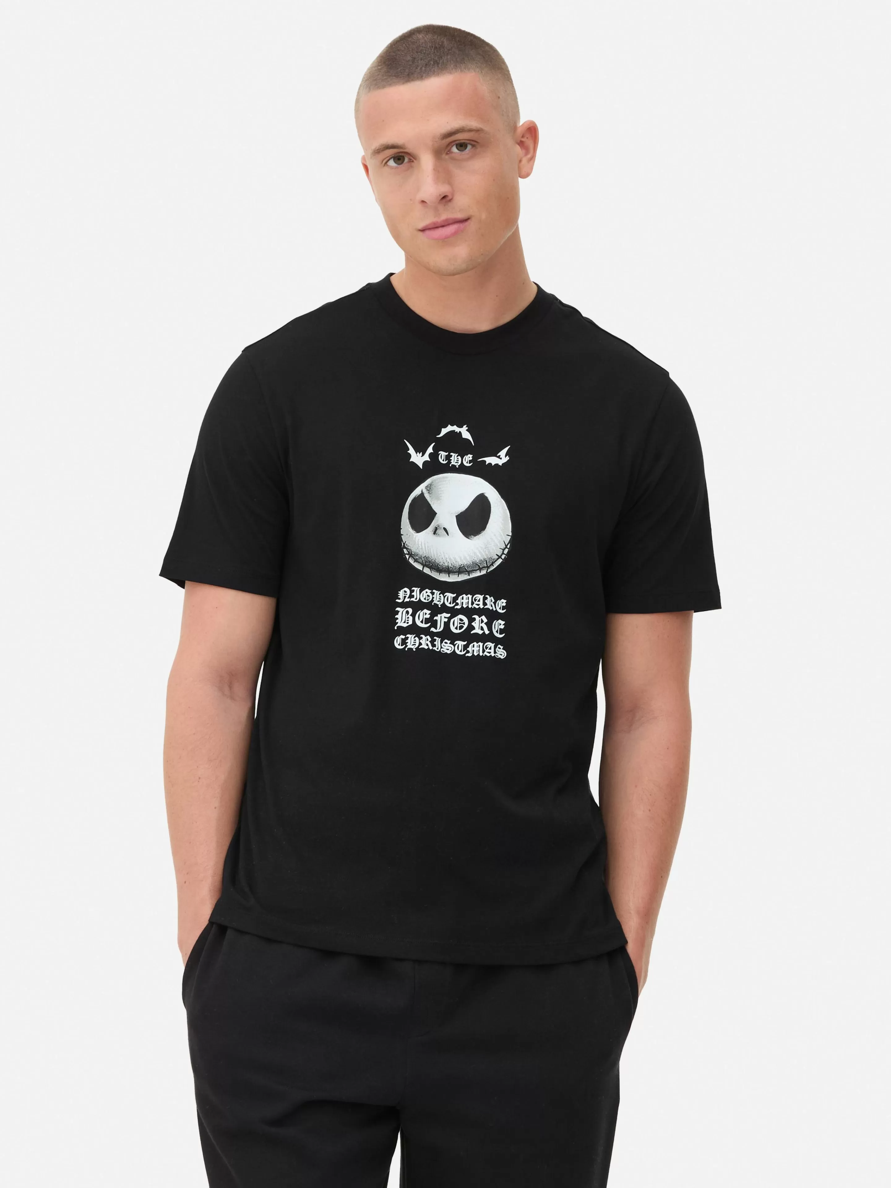 Camisolas E T-Shirts Com Estampado Gráfico | Tops E T-Shirts*Primark T-shirt Disney Tim Burton O Estranho Mundo De Jack Preto