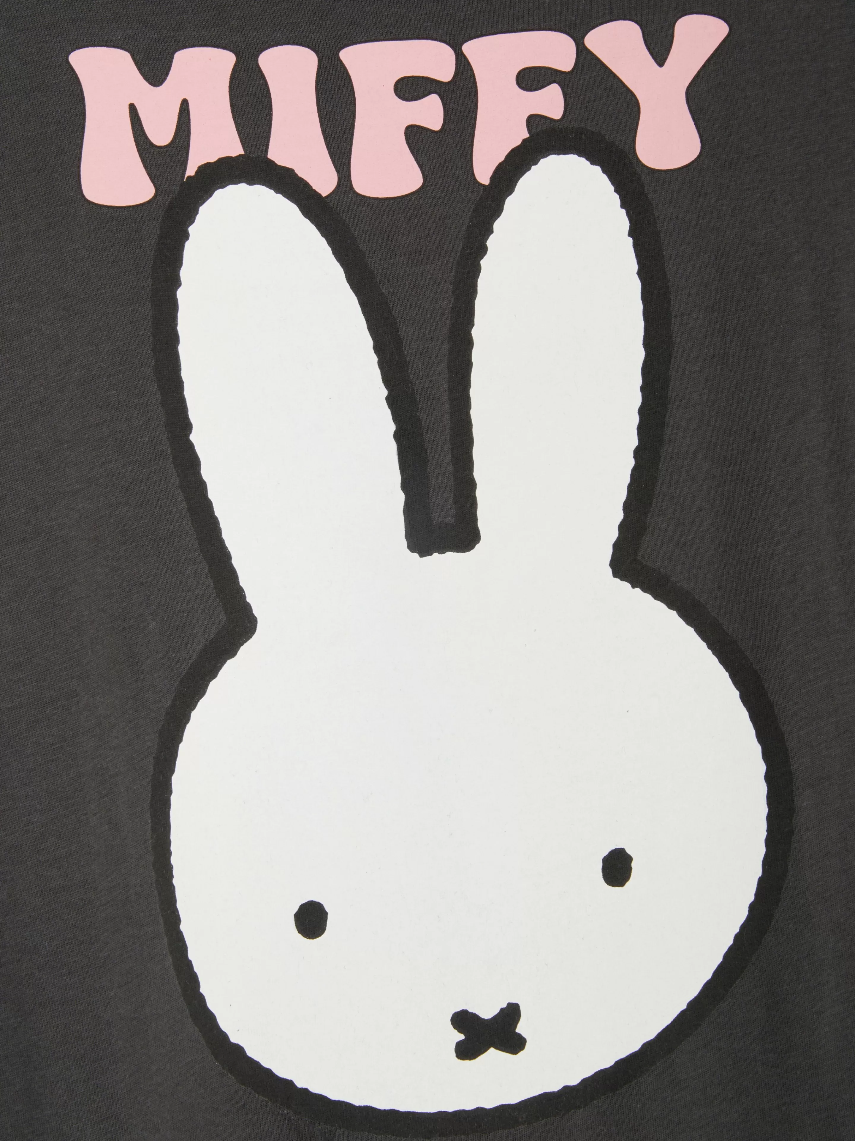 Camisas De Noite E Camisas De Dormir*Primark T-shirt Dormir Comprida Miffy Carvão