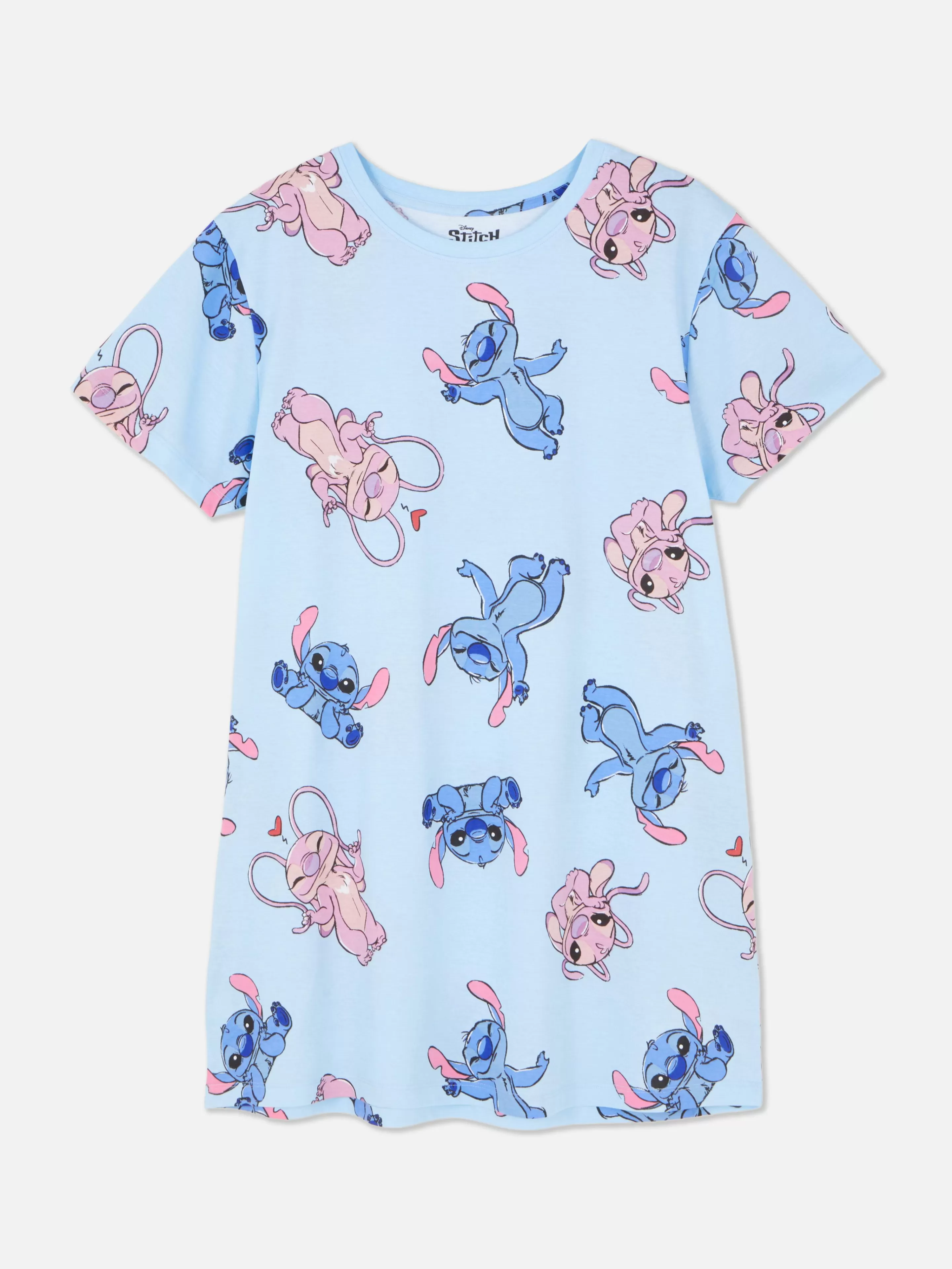 Camisas De Noite E Camisas De Dormir*Primark T-shirt Dormir Personagem Disney Azul-claro