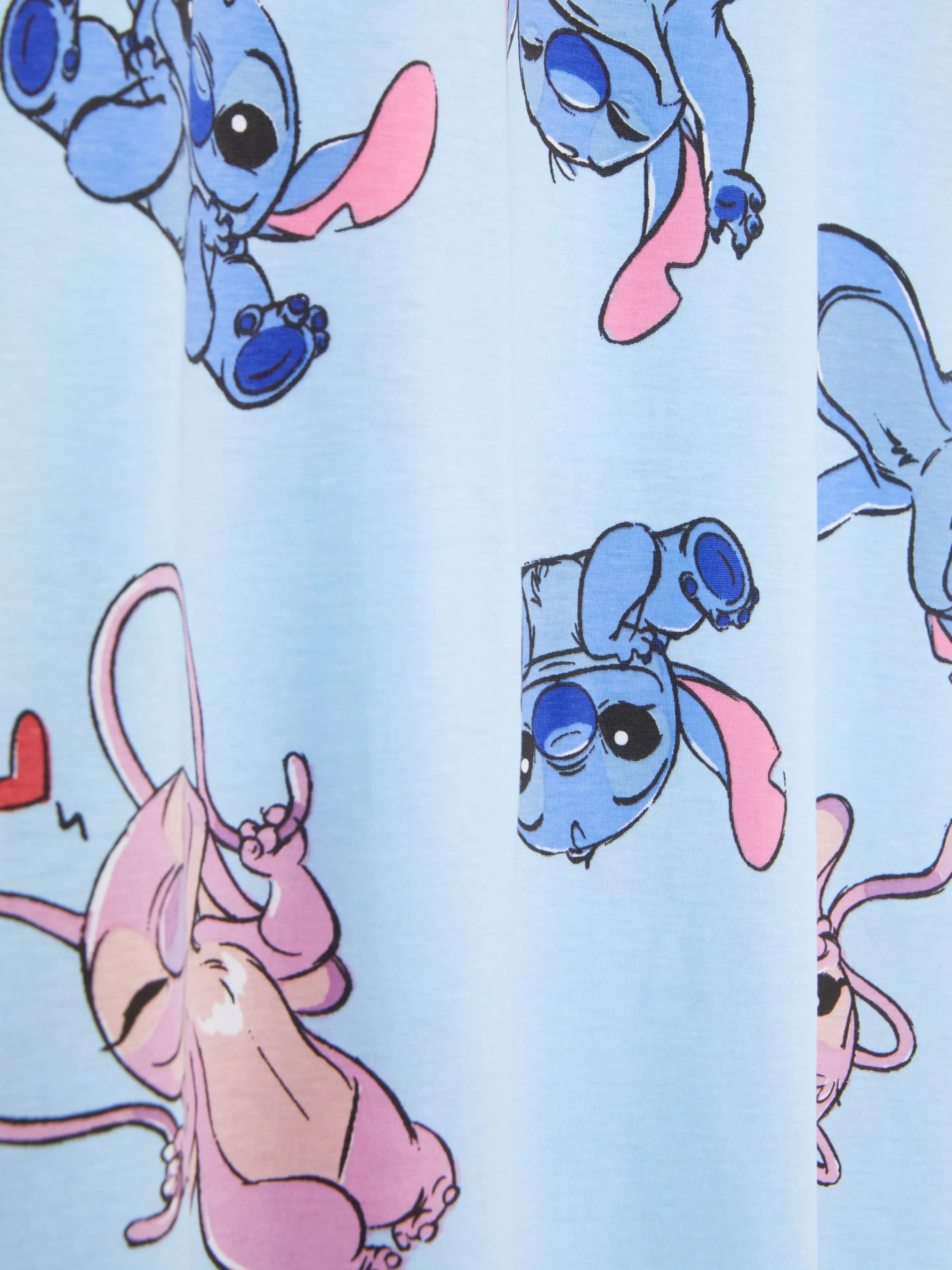 Camisas De Noite E Camisas De Dormir*Primark T-shirt Dormir Personagem Disney Azul-claro