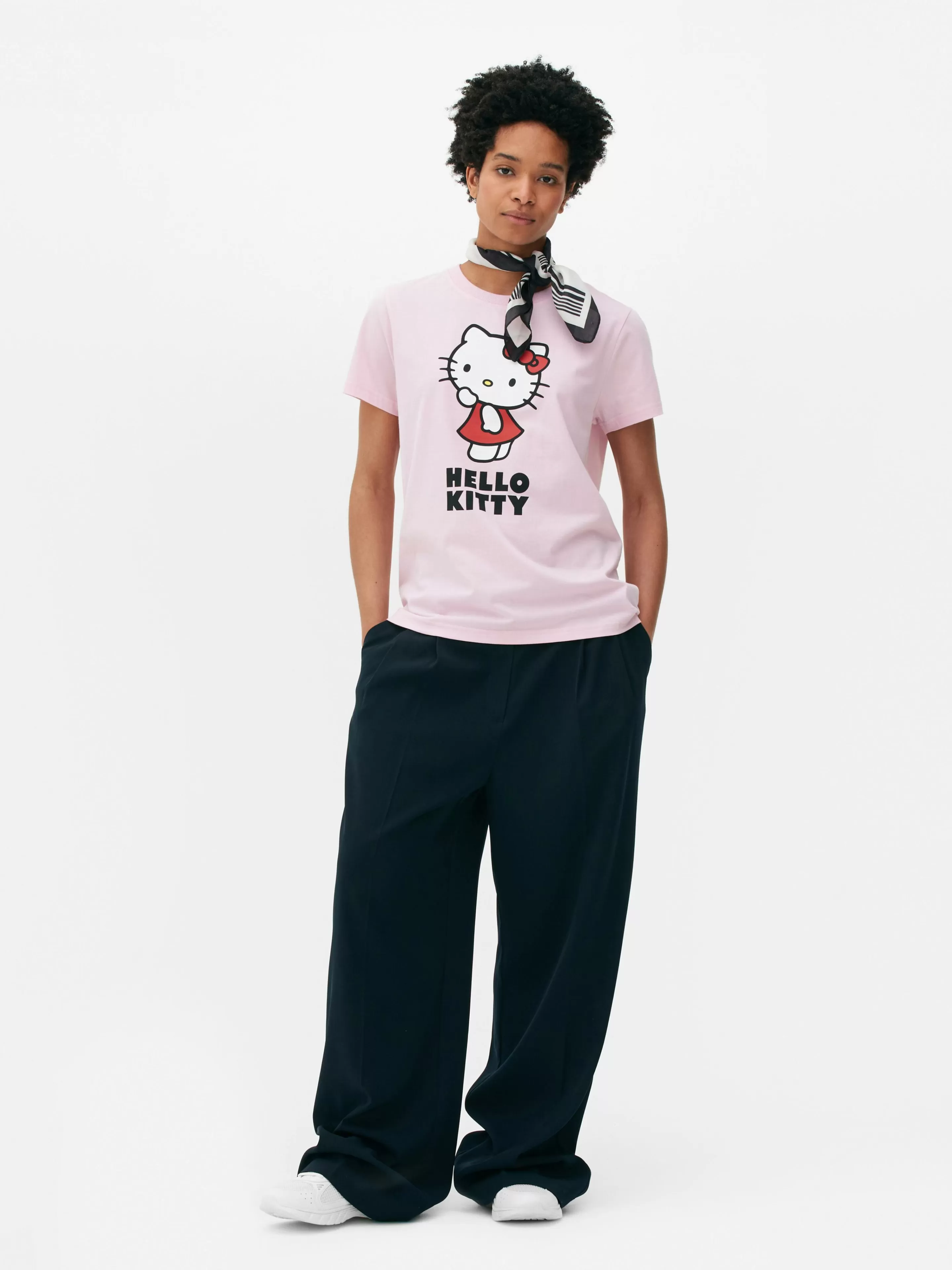 Tops E T-Shirts*Primark T-shirt Estampado Hello Kitty Cor-de-rosa