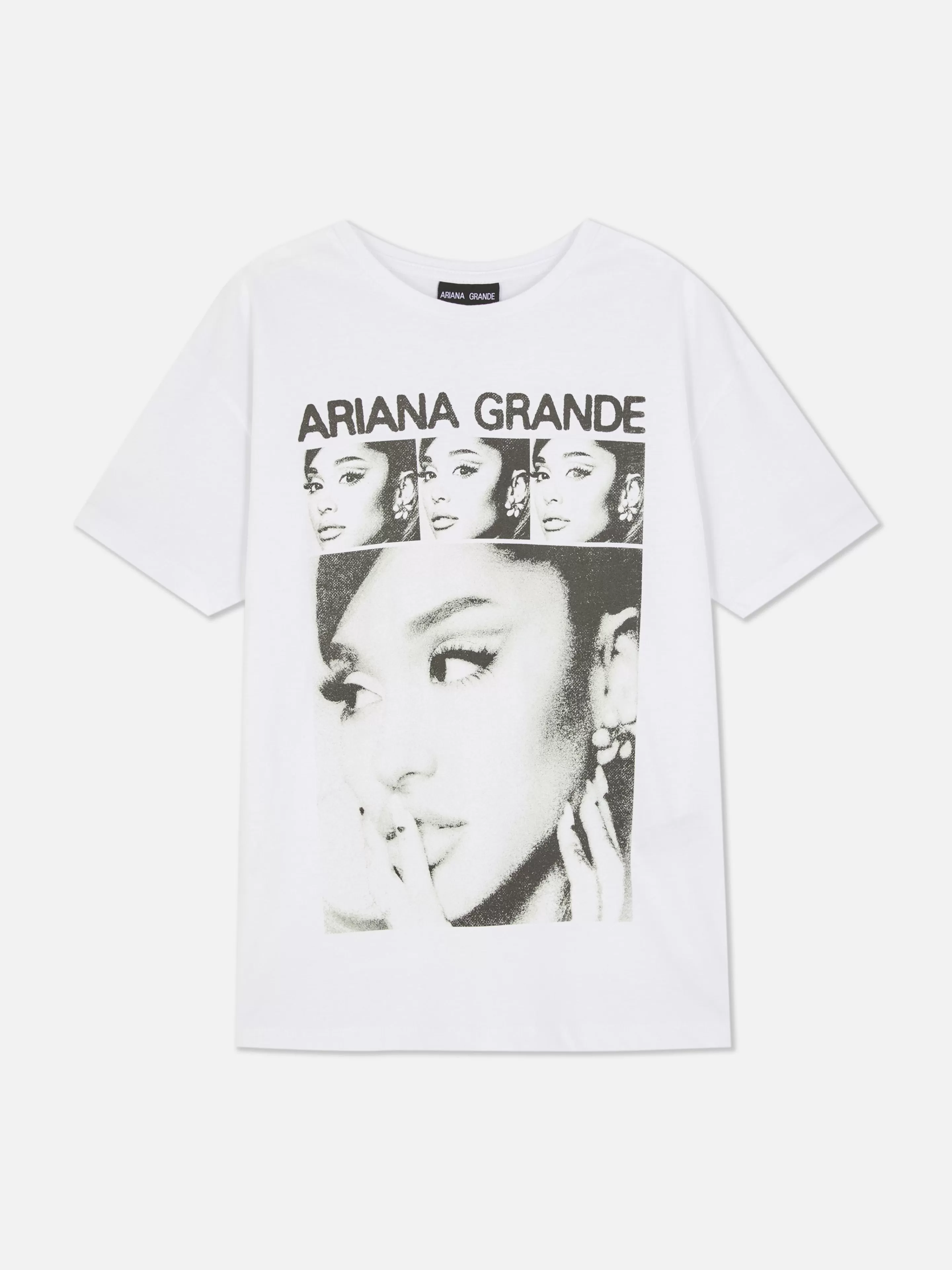 Tops E T-Shirts*Primark T-shirt Gráfica Ariana Grande Branco