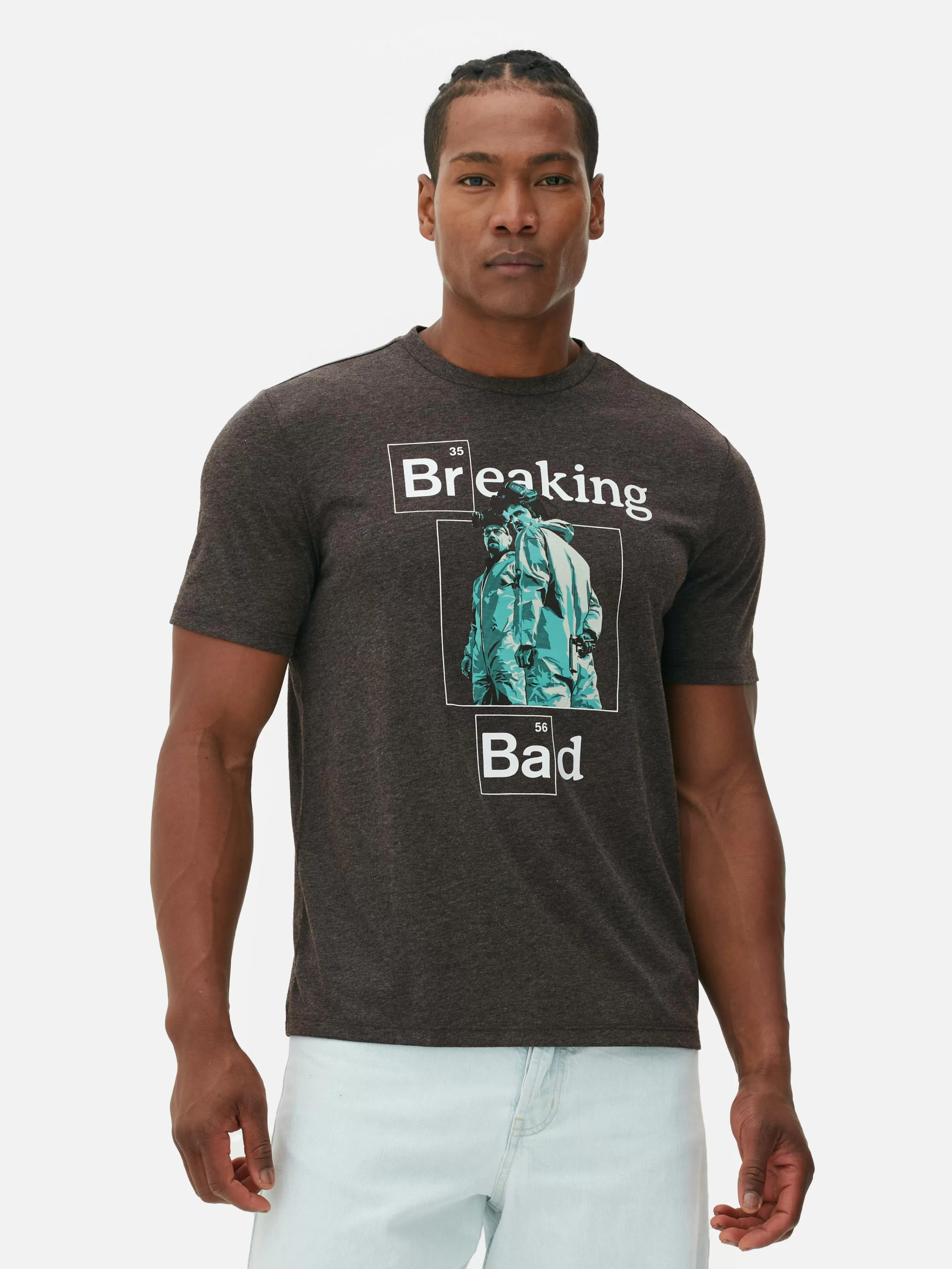 Camisolas E T-Shirts Com Estampado Gráfico | Tops E T-Shirts*Primark T-shirt Gráfica Breaking Bad Cinzento