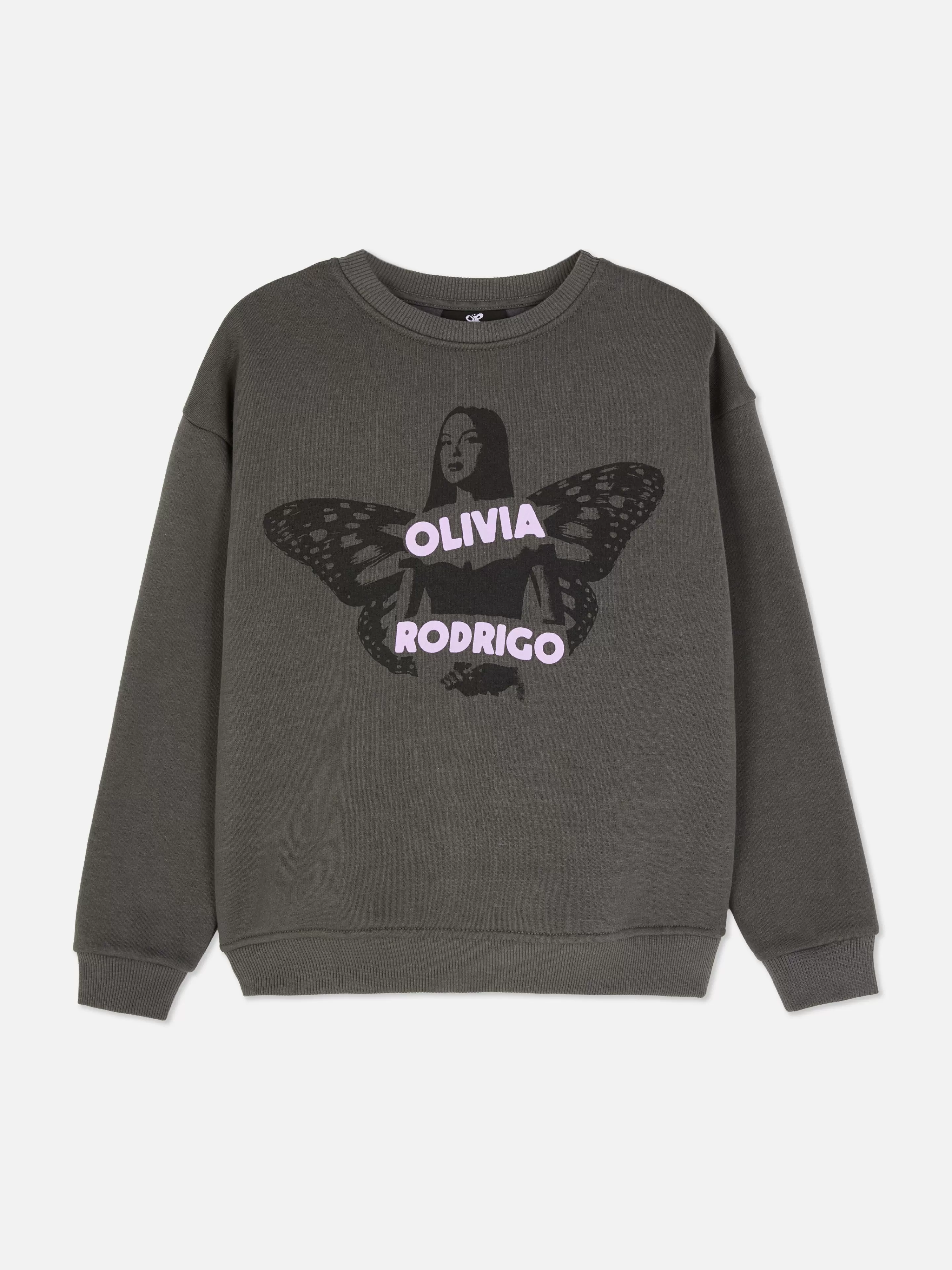 Camisolas Com E Sem Capuz*Primark T-shirt Gráfica Olivia Rodrigo Carvão