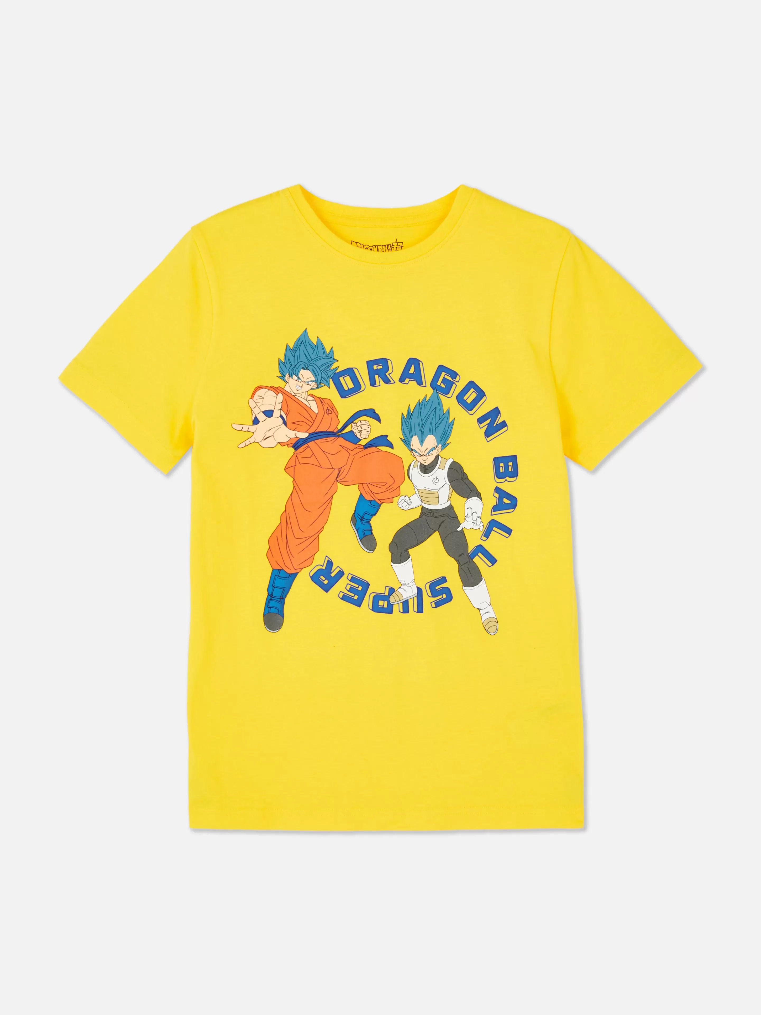 Tops E T-Shirts*Primark T-shirt Gráfico Dragon Ball Z Amarelo