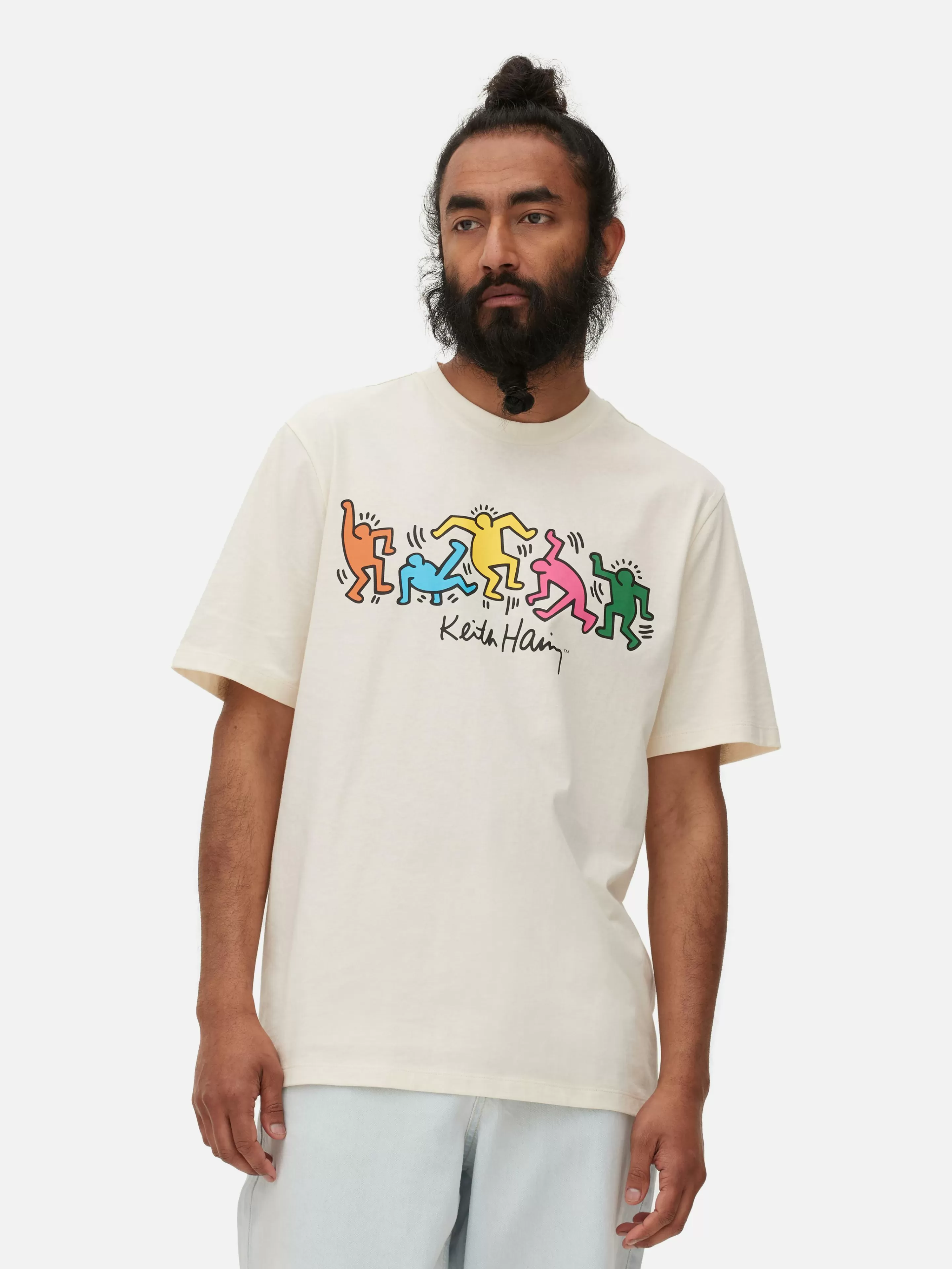 Tops E T-Shirts*Primark T-shirt Keith Haring Untitled (Dance) Cru