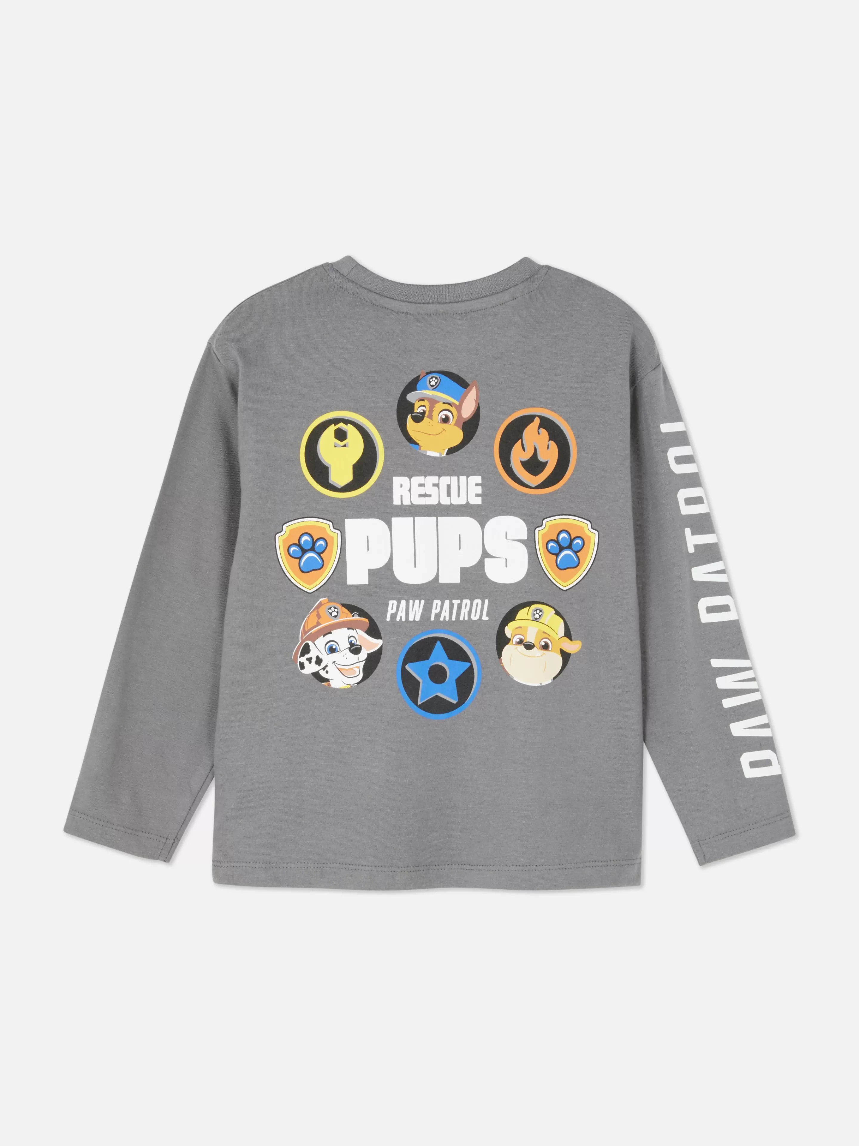 Tops E T-Shirts*Primark T-shirt Manga Comprida PAW Patrol Carvão