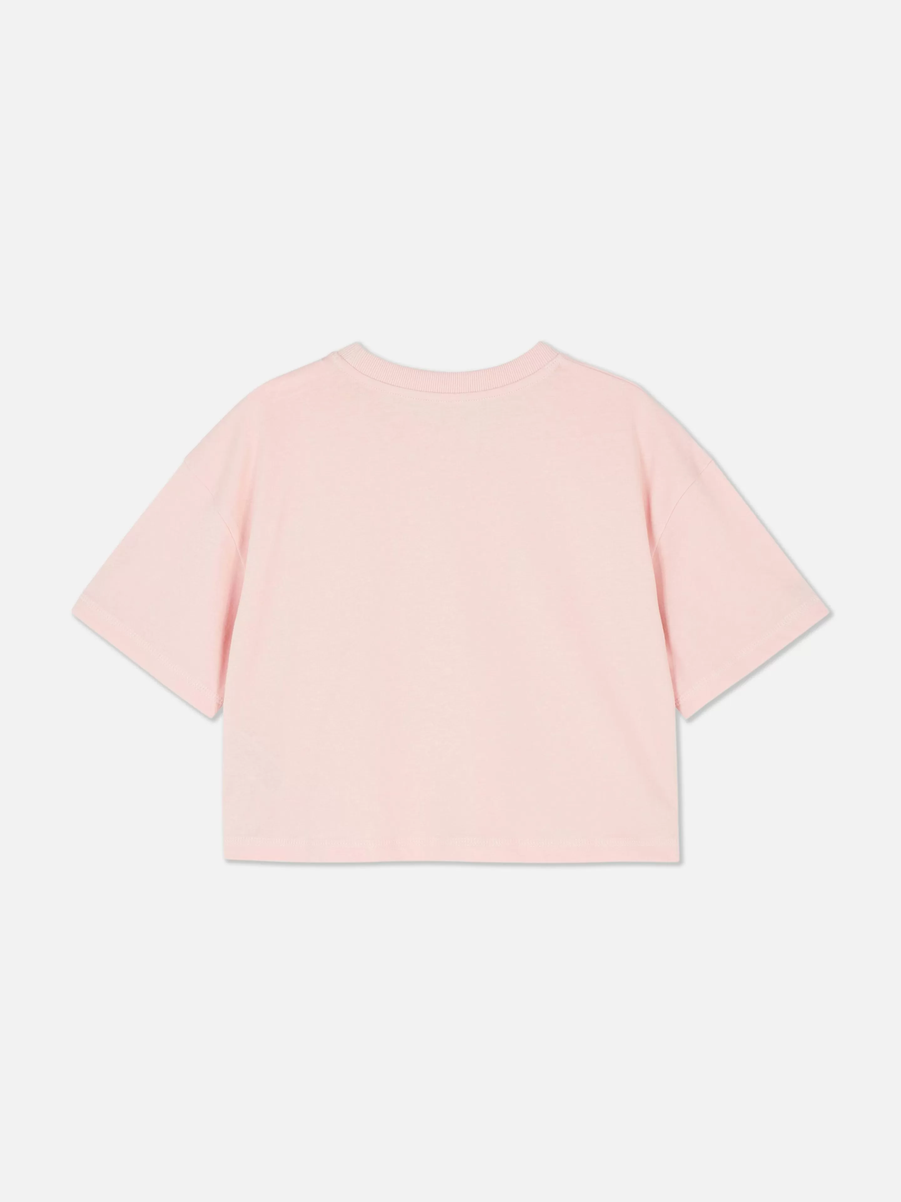 Tops E T-Shirts*Primark T-shirt Manga Curta Gola Redonda Cor-de-rosa