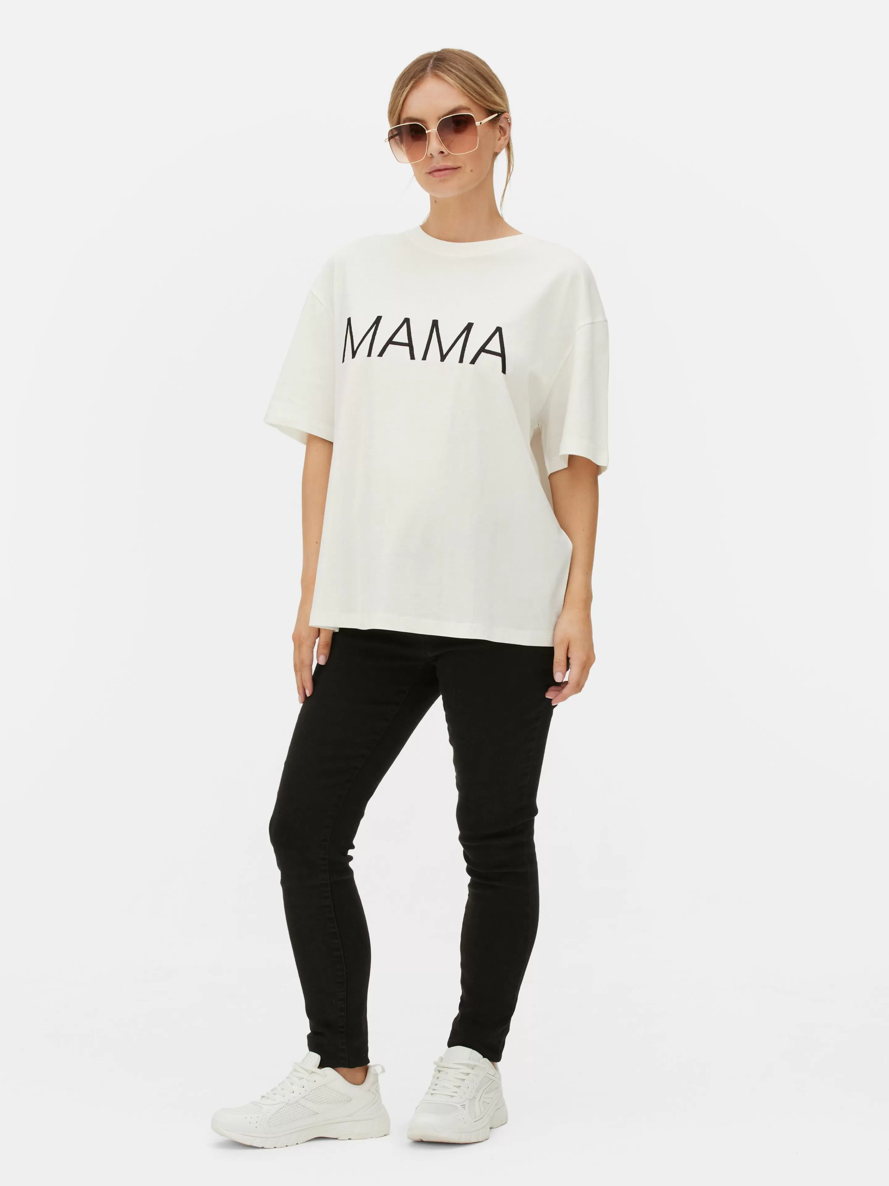 Tops E T-Shirts*Primark T-shirt Maternidade Slogan Cru