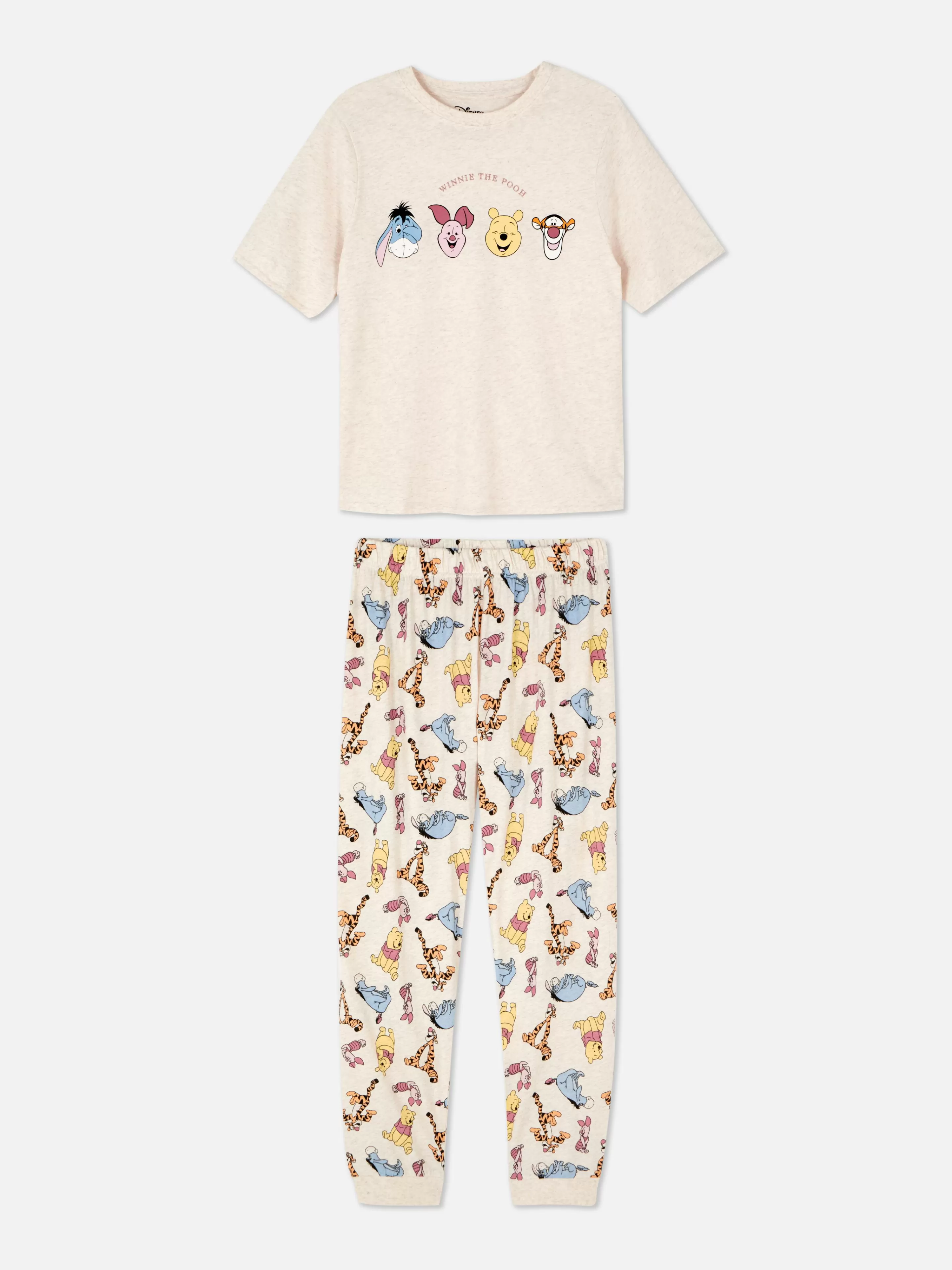 Pijamas*Primark T-shirt Pijama Personagens Disney Creme