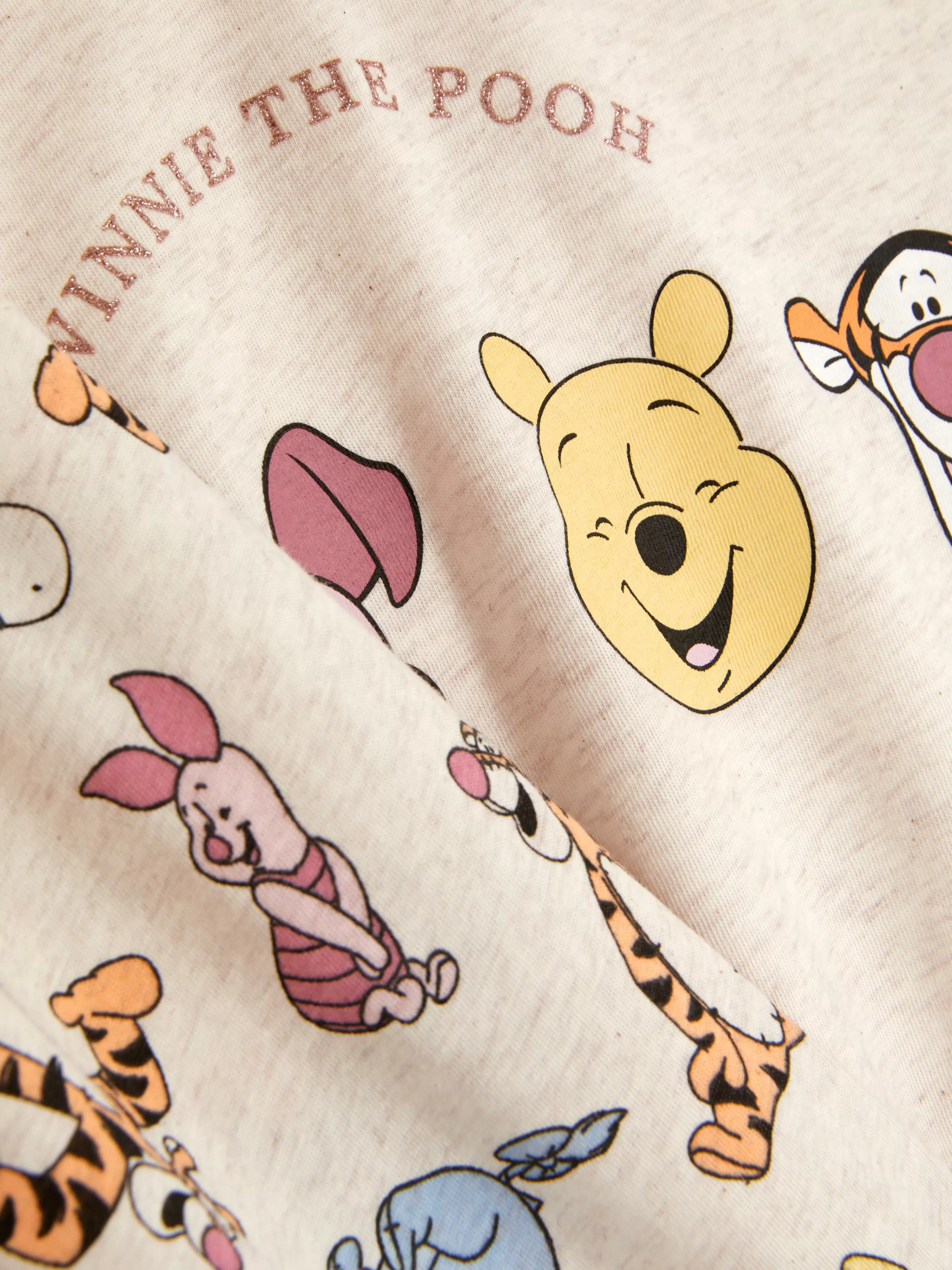 Pijamas*Primark T-shirt Pijama Personagens Disney Creme