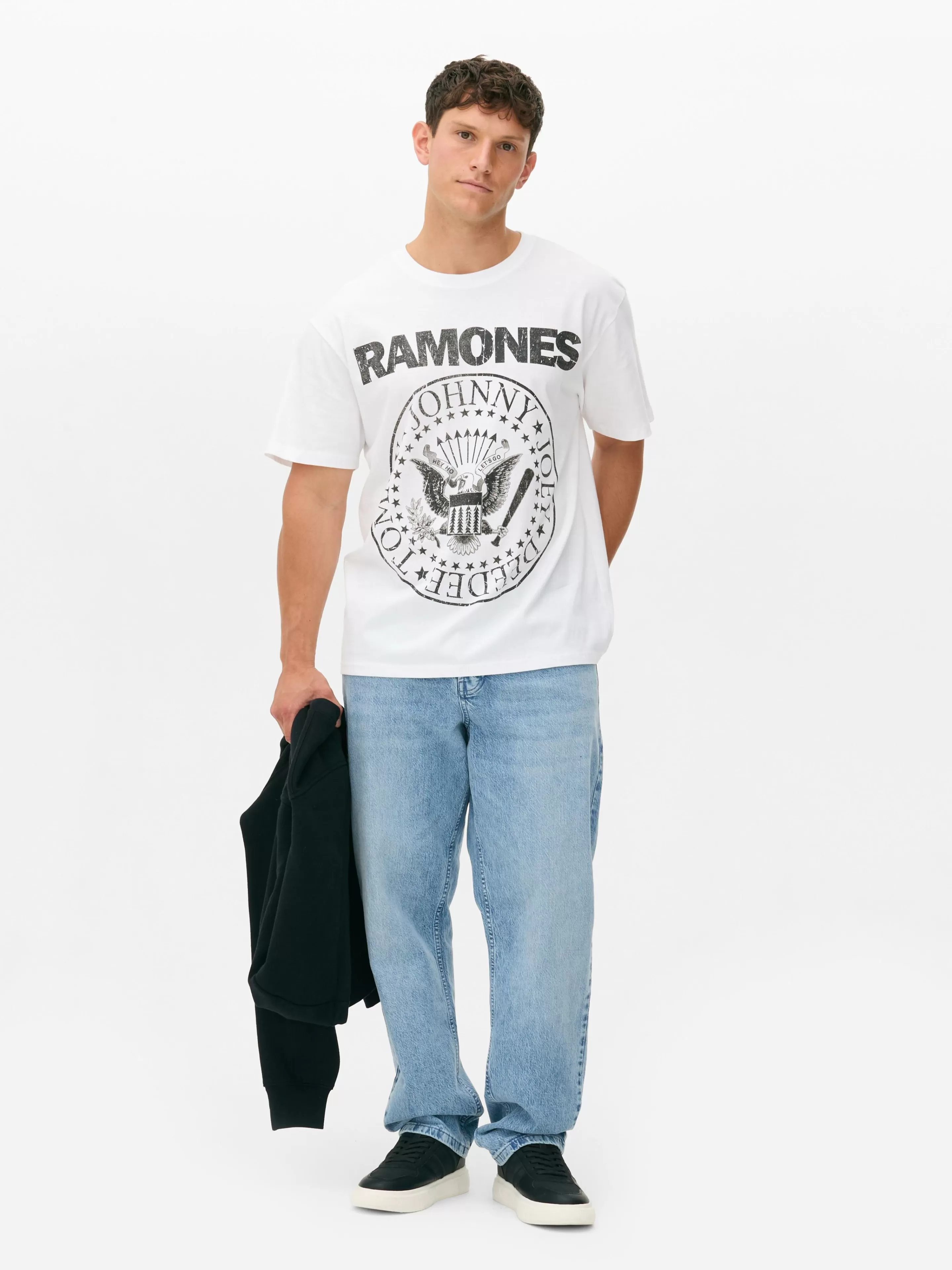 Camisolas E T-Shirts Com Estampado Gráfico | Tops E T-Shirts*Primark T-shirt Ramones Tour Branco