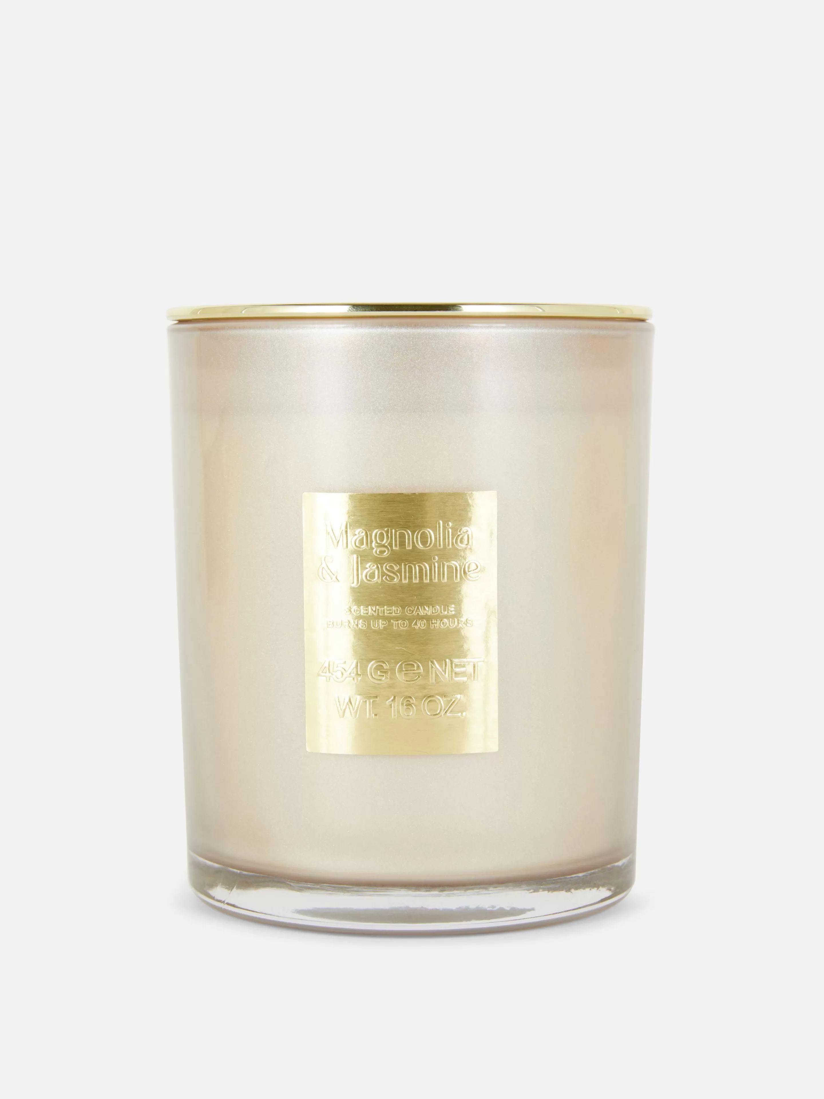 Fragrância Para Casa*Primark Vela Aroma Dois Pavios Frasco Tampa Dourado