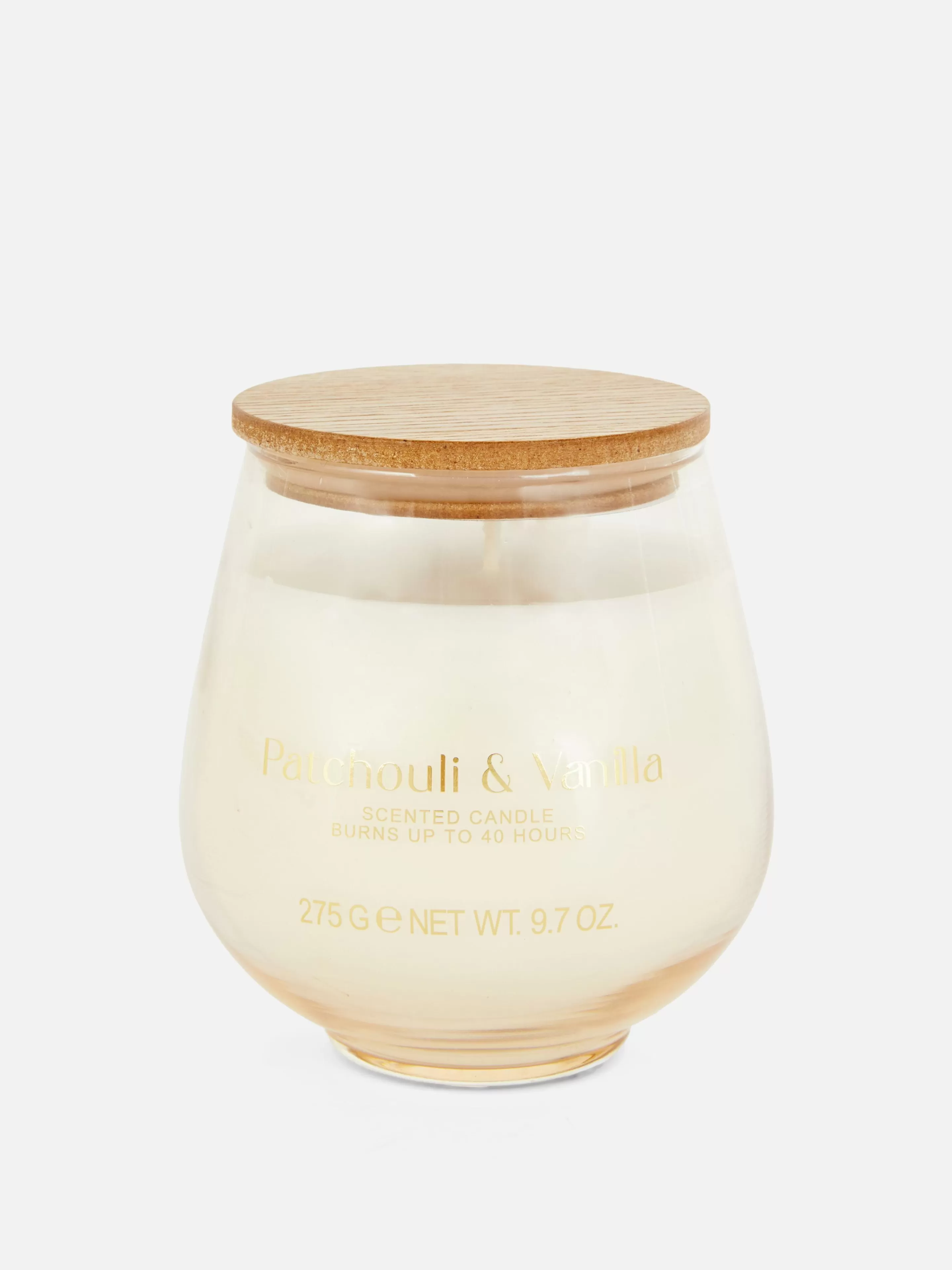 Fragrância Para Casa*Primark Vela Aroma Frasco Vidro Curvo Cinzento-acastanhado