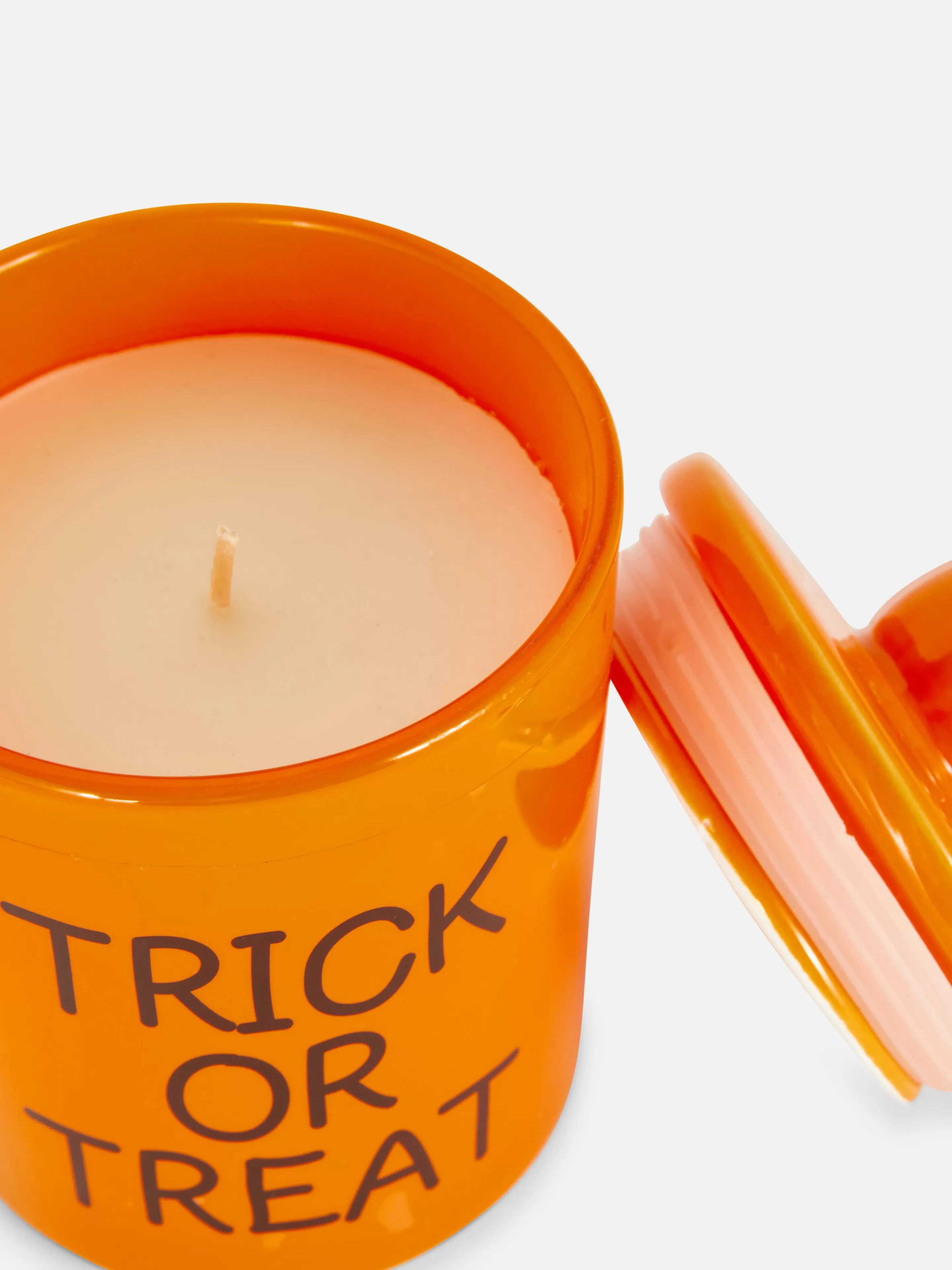 Fragrância Para Casa*Primark Vela Halloween Frasco Tampa Cor de laranja